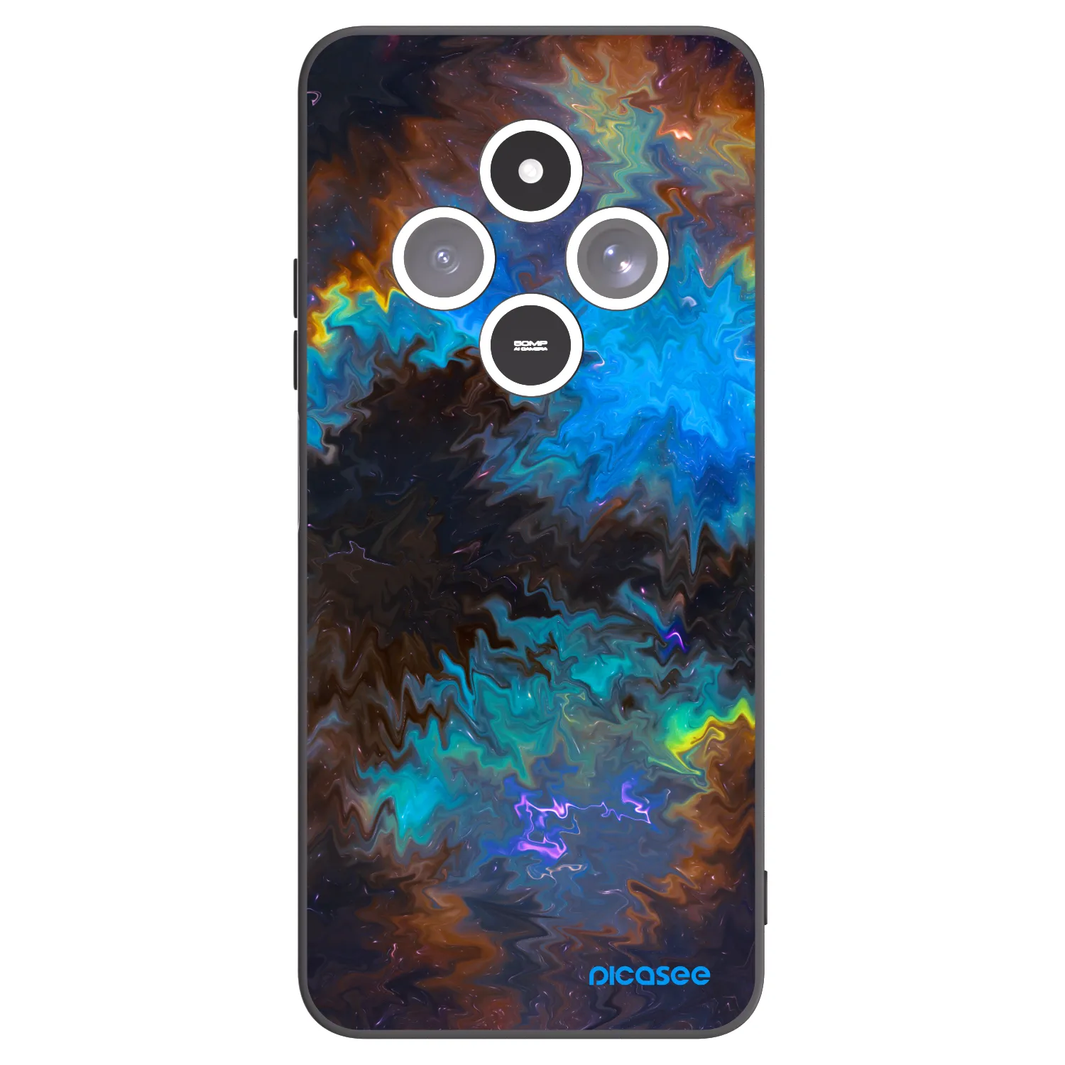 Picasee fekete szilikon tok az alábbi mobiltelefonokra Xiaomi Redmi 14C - Space