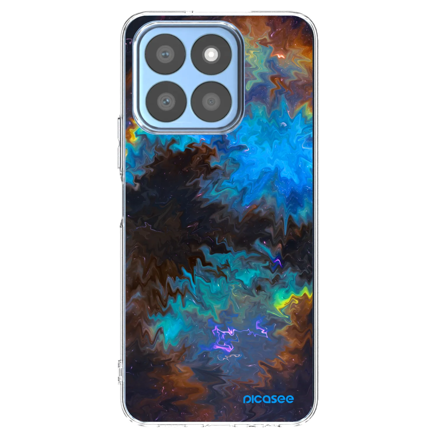 Picasee átlátszó szilikon tok az alábbi mobiltelefonokra Honor X8c - Space