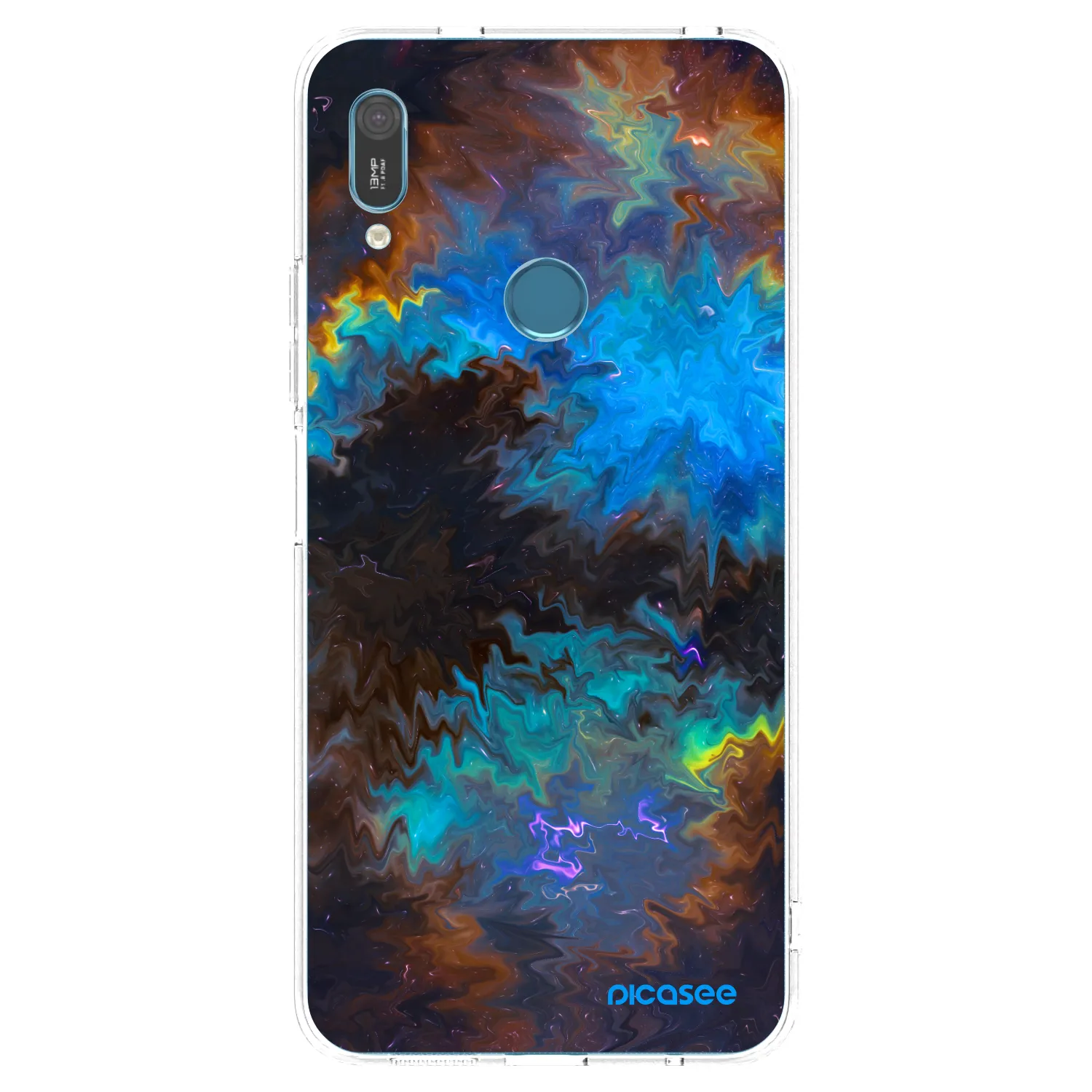 Picasee átlátszó szilikon tok az alábbi mobiltelefonokra Huawei Y6 2019 - Space