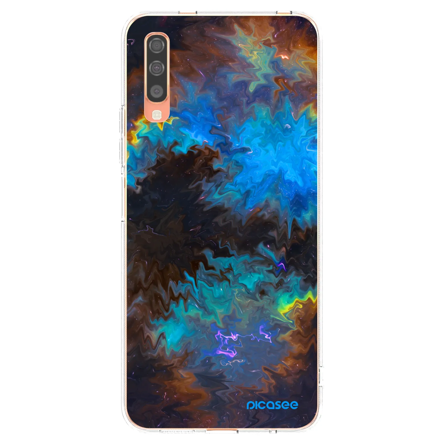 Picasee átlátszó szilikon tok az alábbi mobiltelefonokra Samsung Galaxy A70 A705F - Space