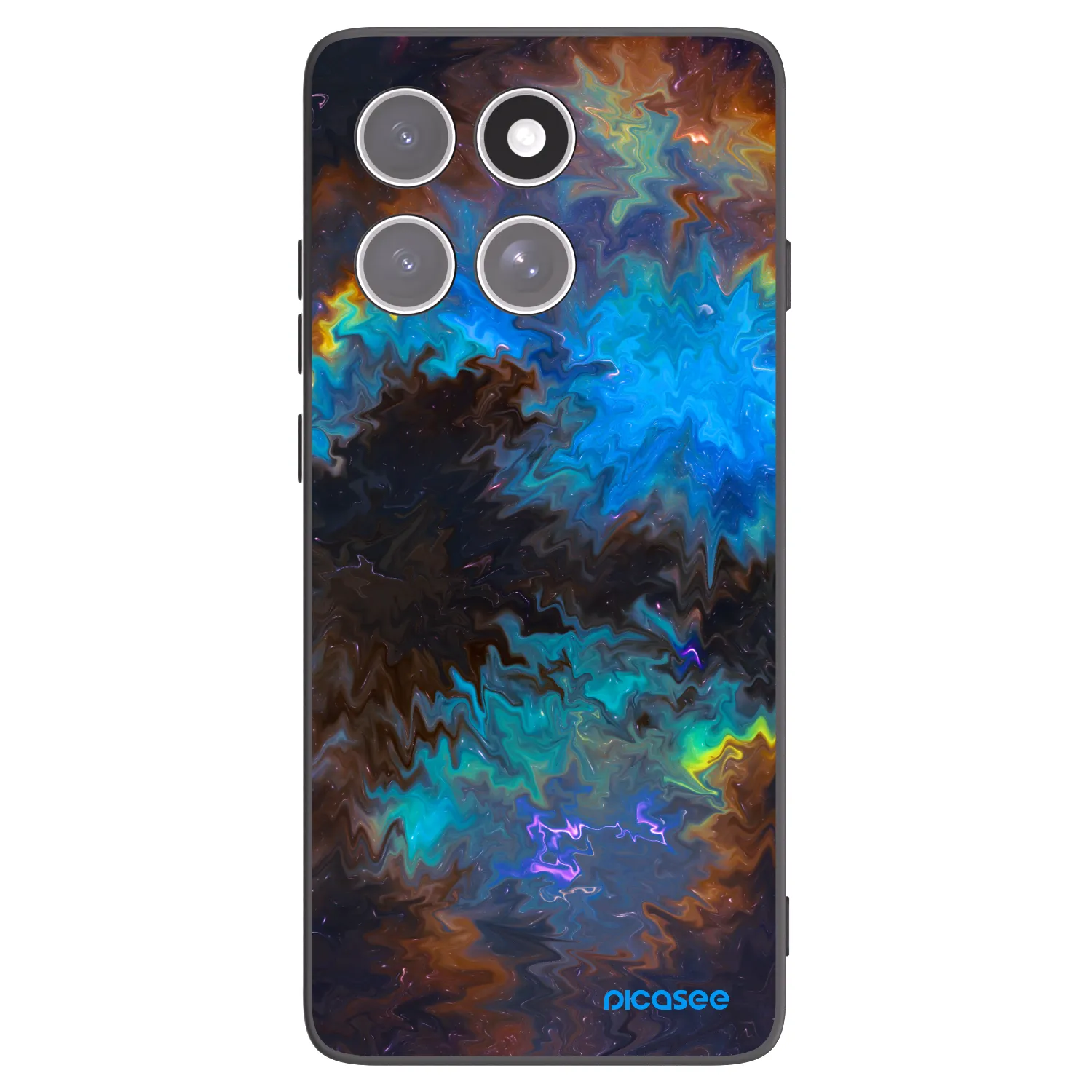 Picasee fekete szilikon tok az alábbi mobiltelefonokra Motorola Edge 60 Pro - Space