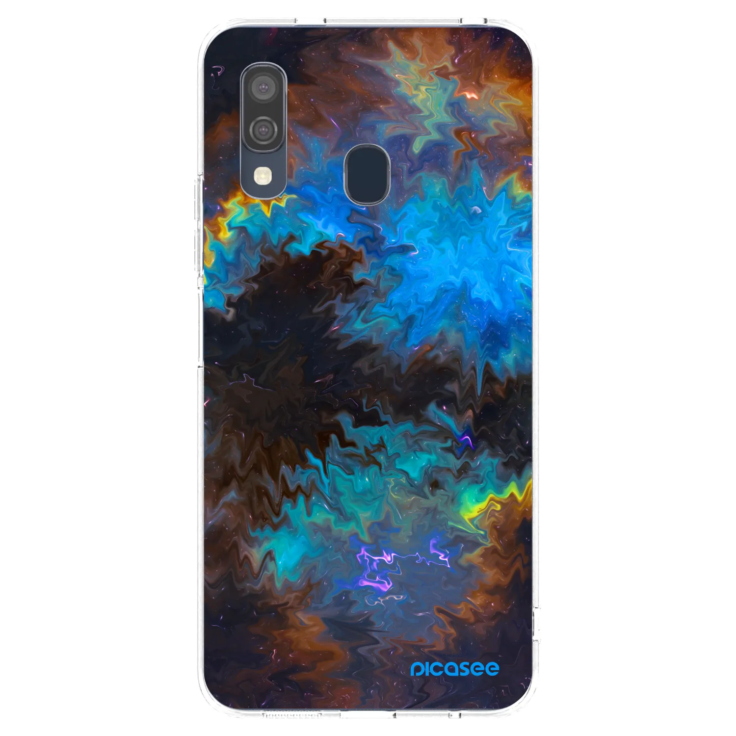Picasee átlátszó szilikon tok az alábbi mobiltelefonokra Samsung Galaxy A40 A405F - Space