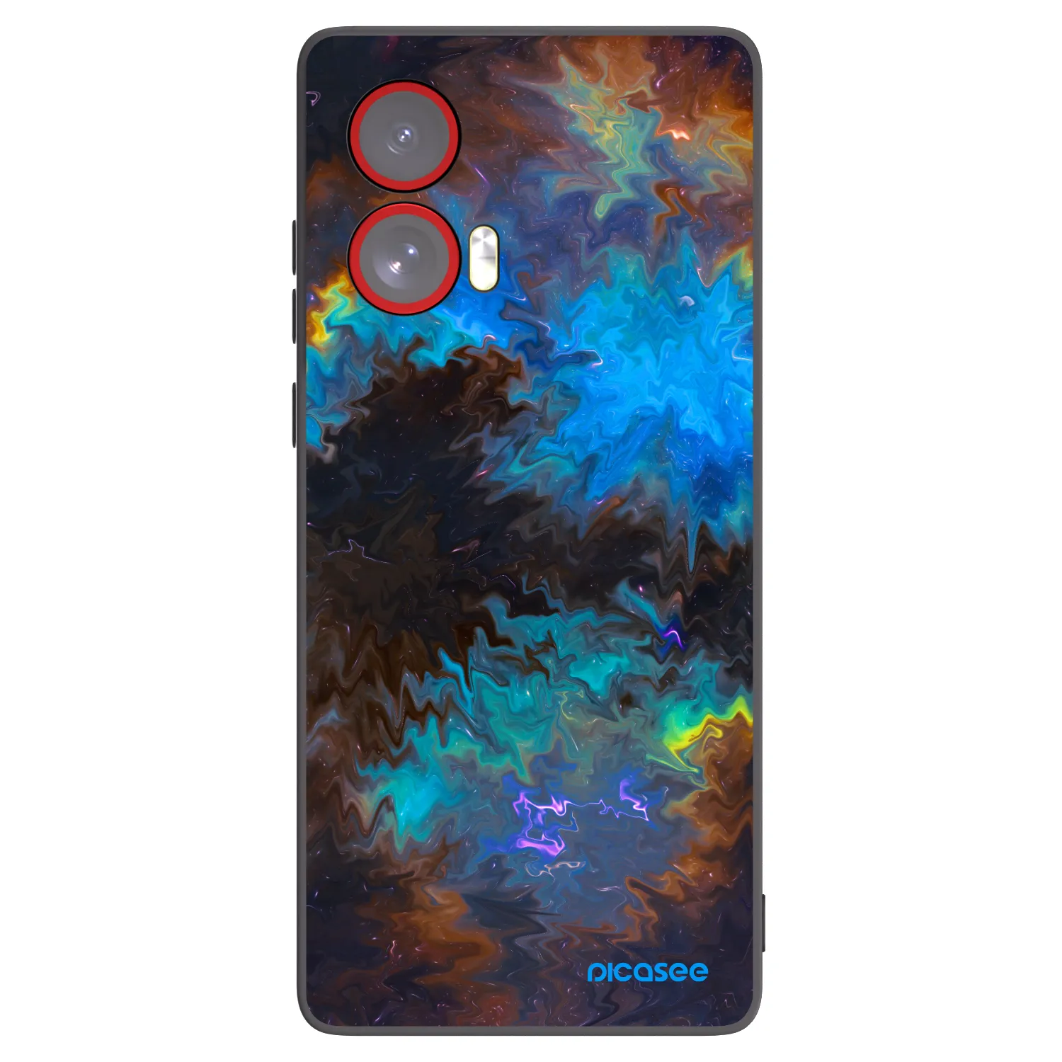 Picasee fekete szilikon tok az alábbi mobiltelefonokra Motorola Edge 50 Fusion - Space