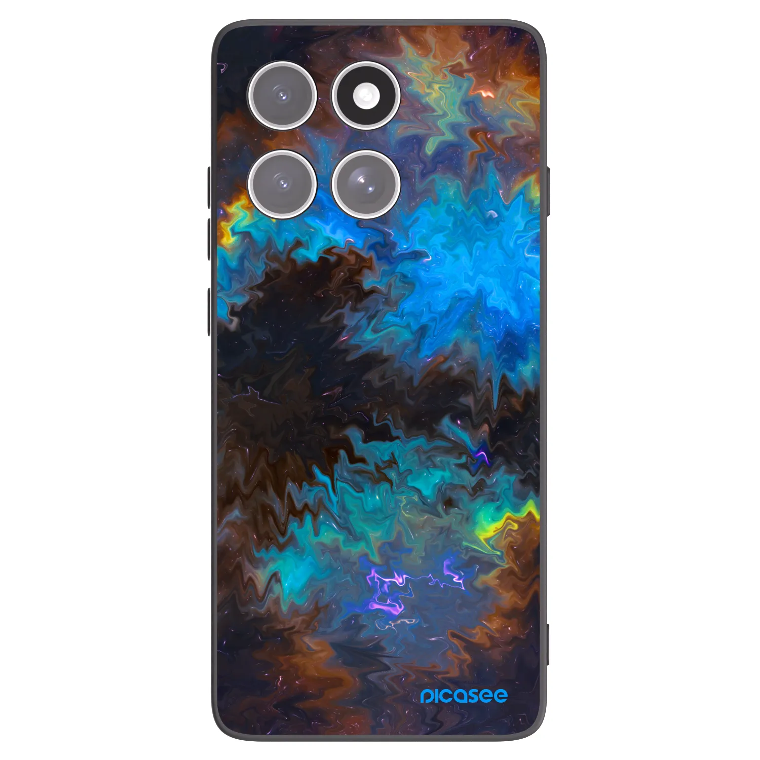 Picasee fekete szilikon tok az alábbi mobiltelefonokra Motorola Edge 60 Fusion - Space