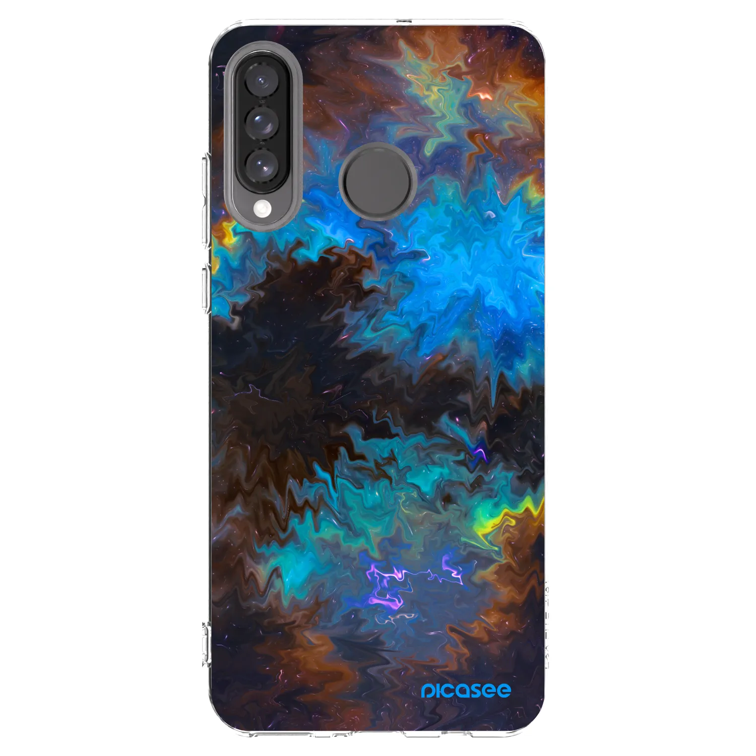 Picasee átlátszó szilikon tok az alábbi mobiltelefonokra Huawei P30 Lite - Space