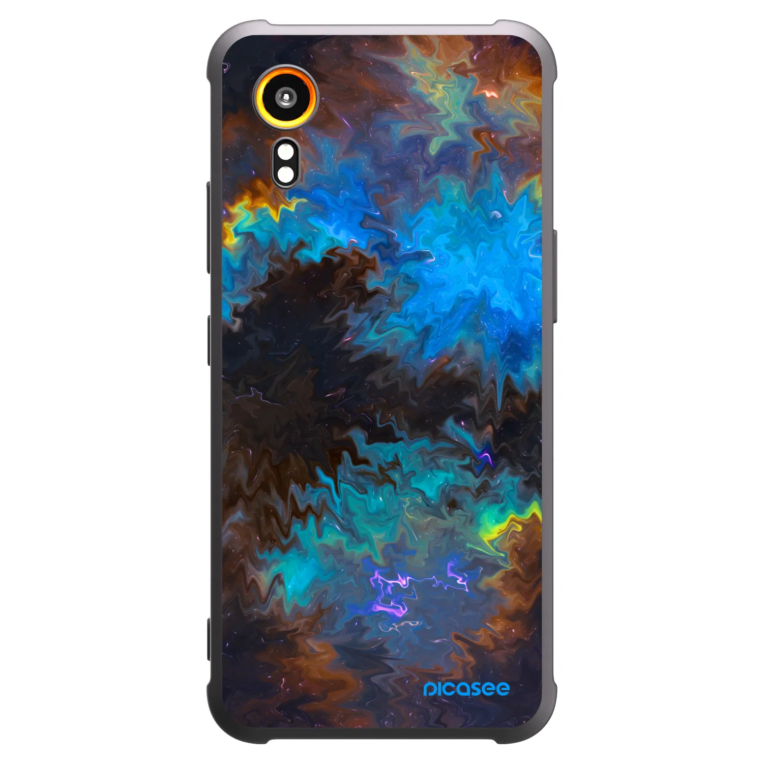Picasee fekete szilikon tok az alábbi mobiltelefonokra Samsung Galaxy Xcover 7 - Space