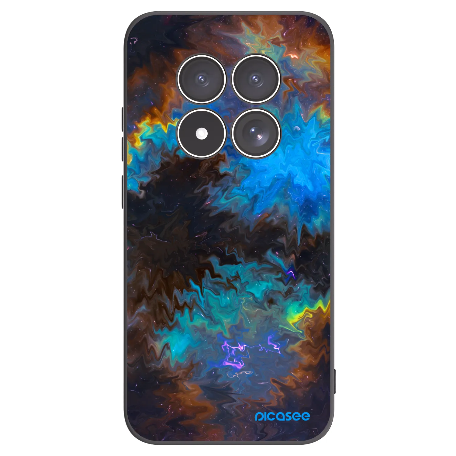 Picasee fekete szilikon tok az alábbi mobiltelefonokra Xiaomi Redmi Note 15 Pro 5G - Space