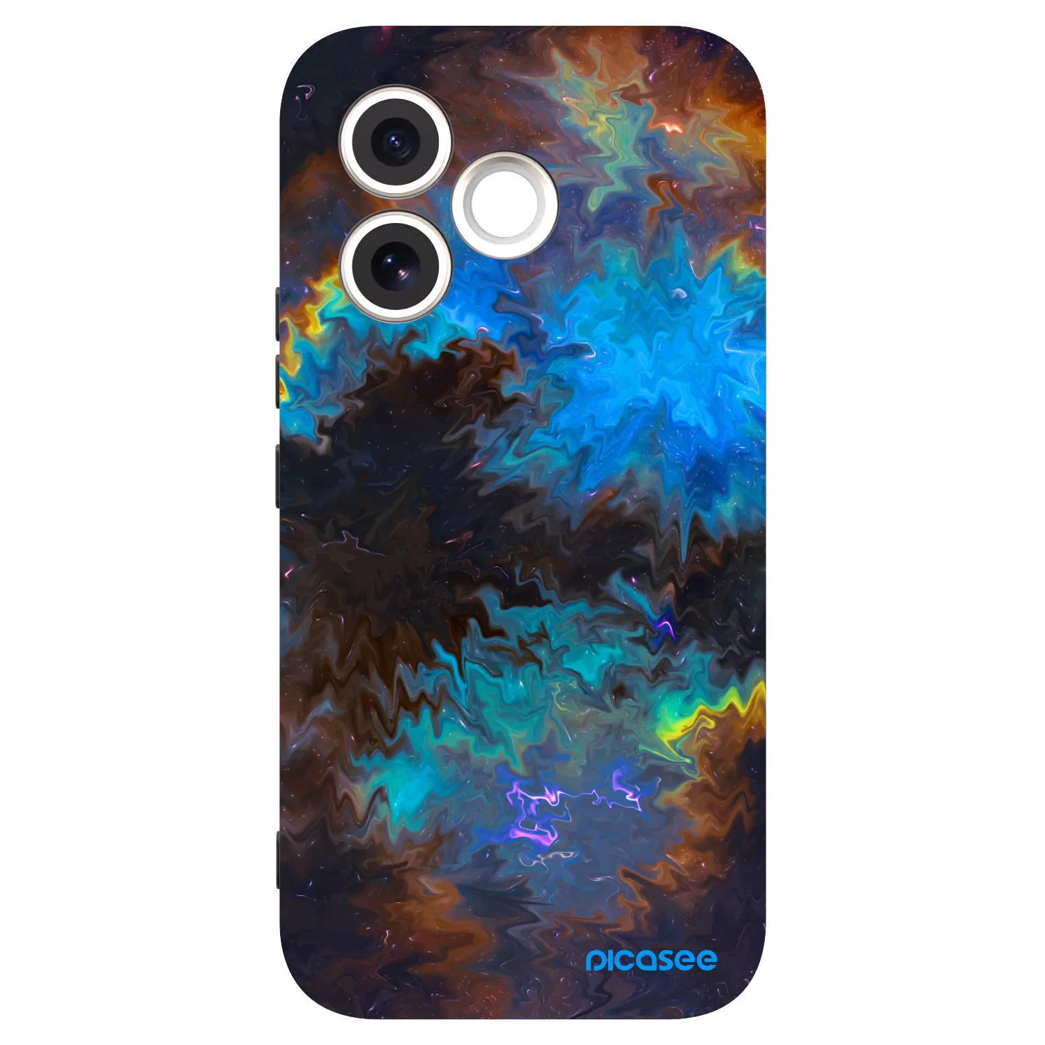 Picasee fekete szilikon tok az alábbi mobiltelefonokra Honor 600 Lite - Space
