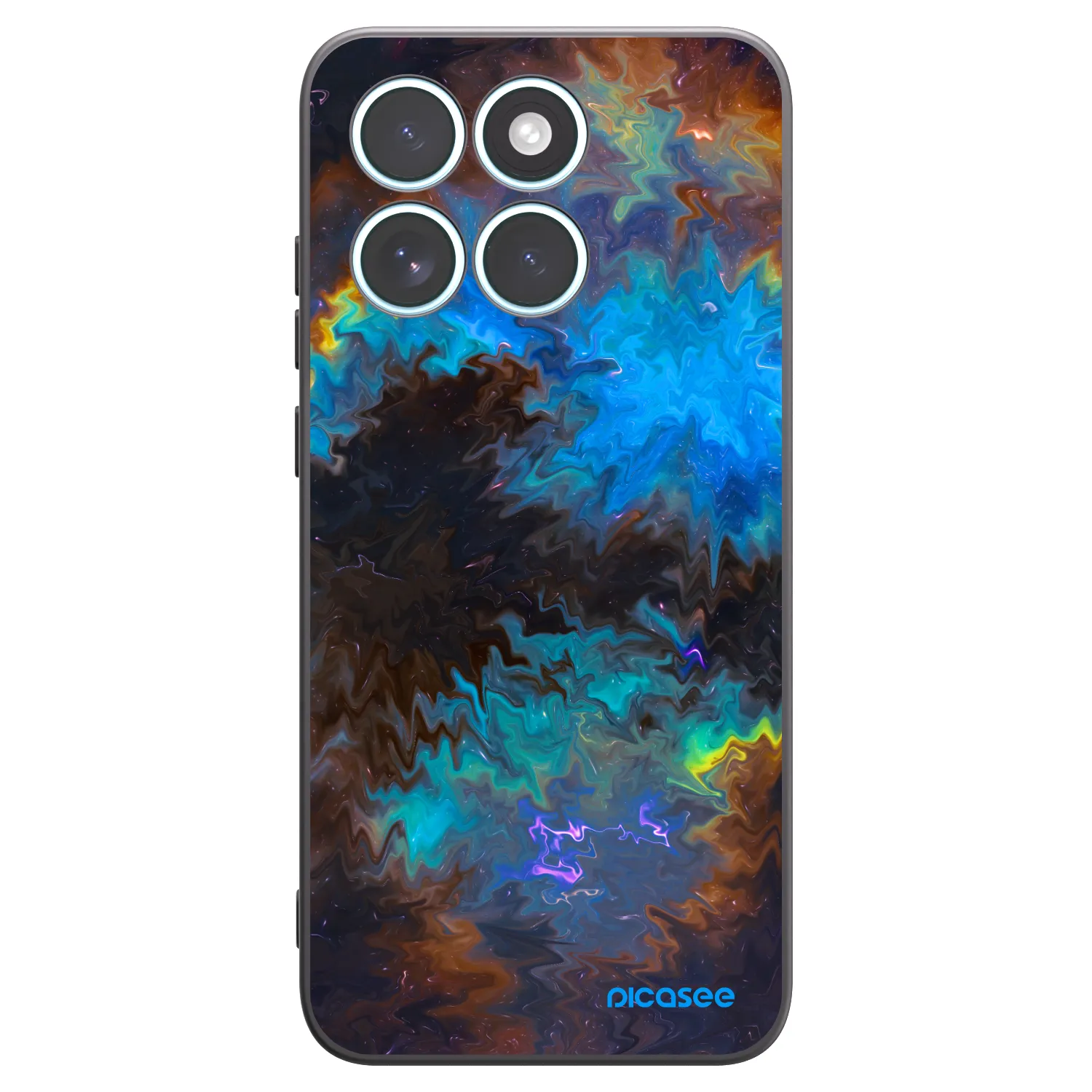 Picasee fekete szilikon tok az alábbi mobiltelefonokra Motorola Edge 70 Fusion - Space