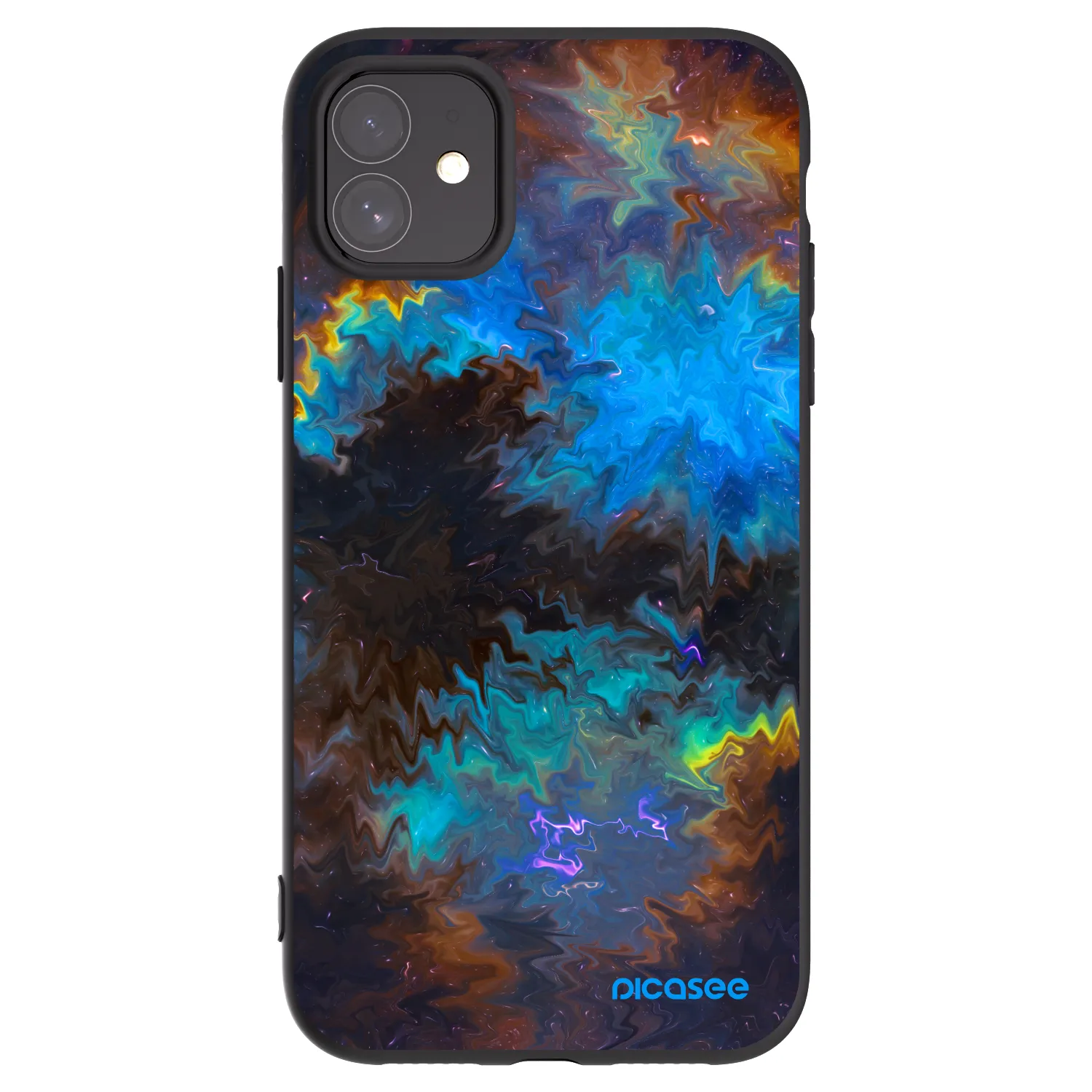 Picasee fekete szilikon tok az alábbi mobiltelefonokra Apple iPhone 11 - Space