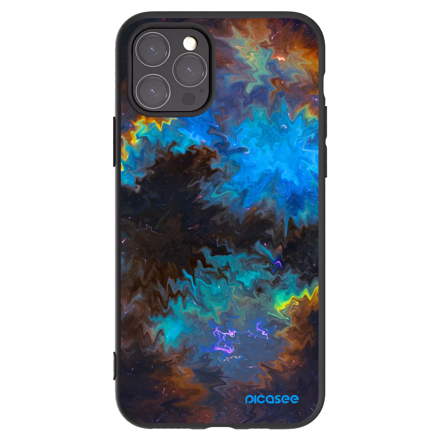 Picasee fekete szilikon tok az alábbi mobiltelefonokra Apple iPhone 11 Pro - Space