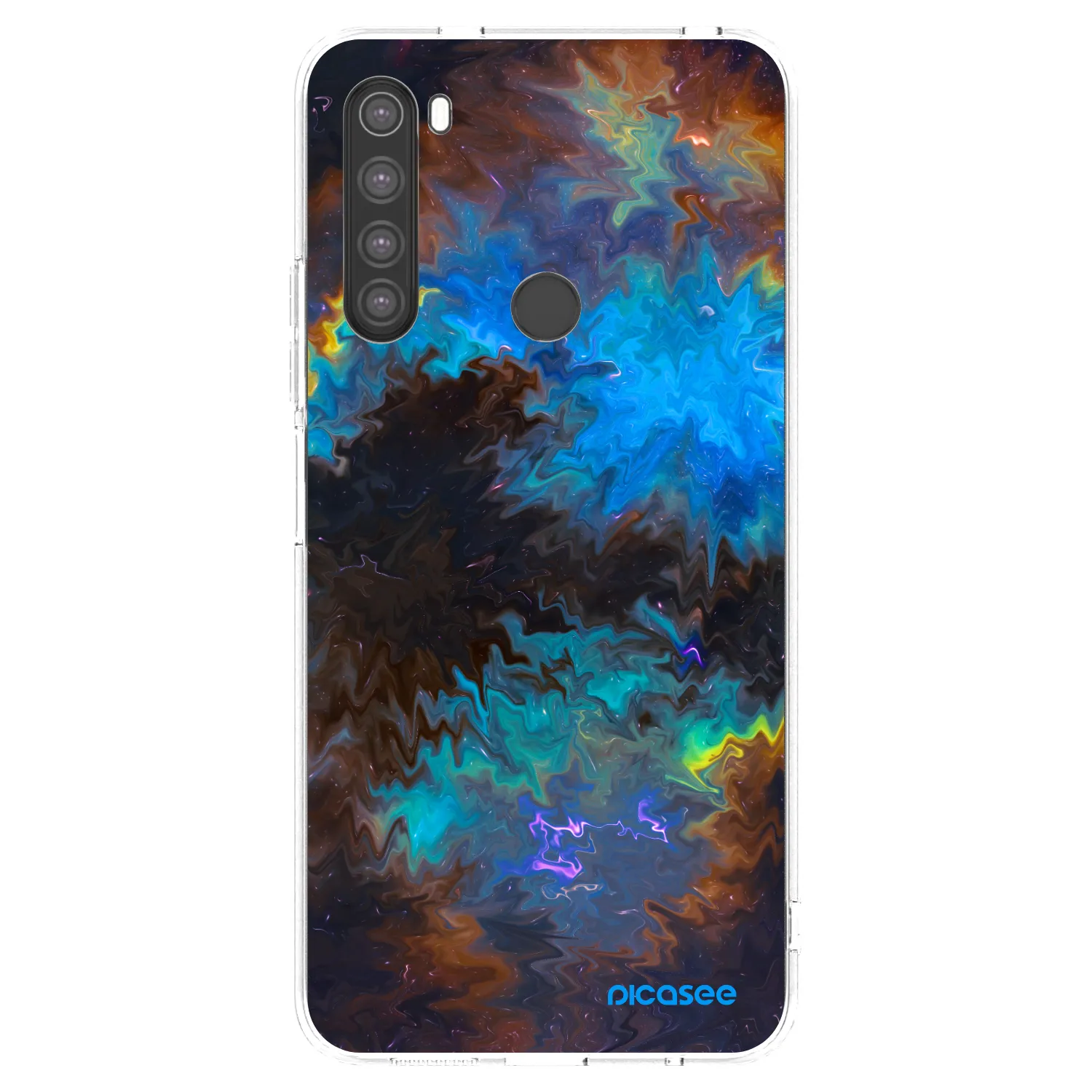 Picasee átlátszó szilikon tok az alábbi mobiltelefonokra Xiaomi Redmi Note 8 - Space