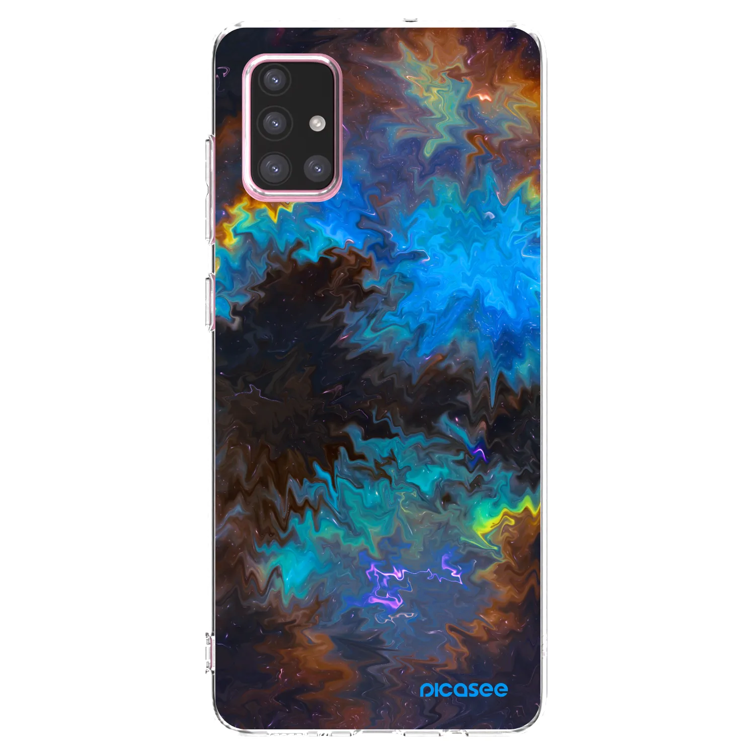 Picasee átlátszó szilikon tok az alábbi mobiltelefonokra Samsung Galaxy A71 A715F - Space