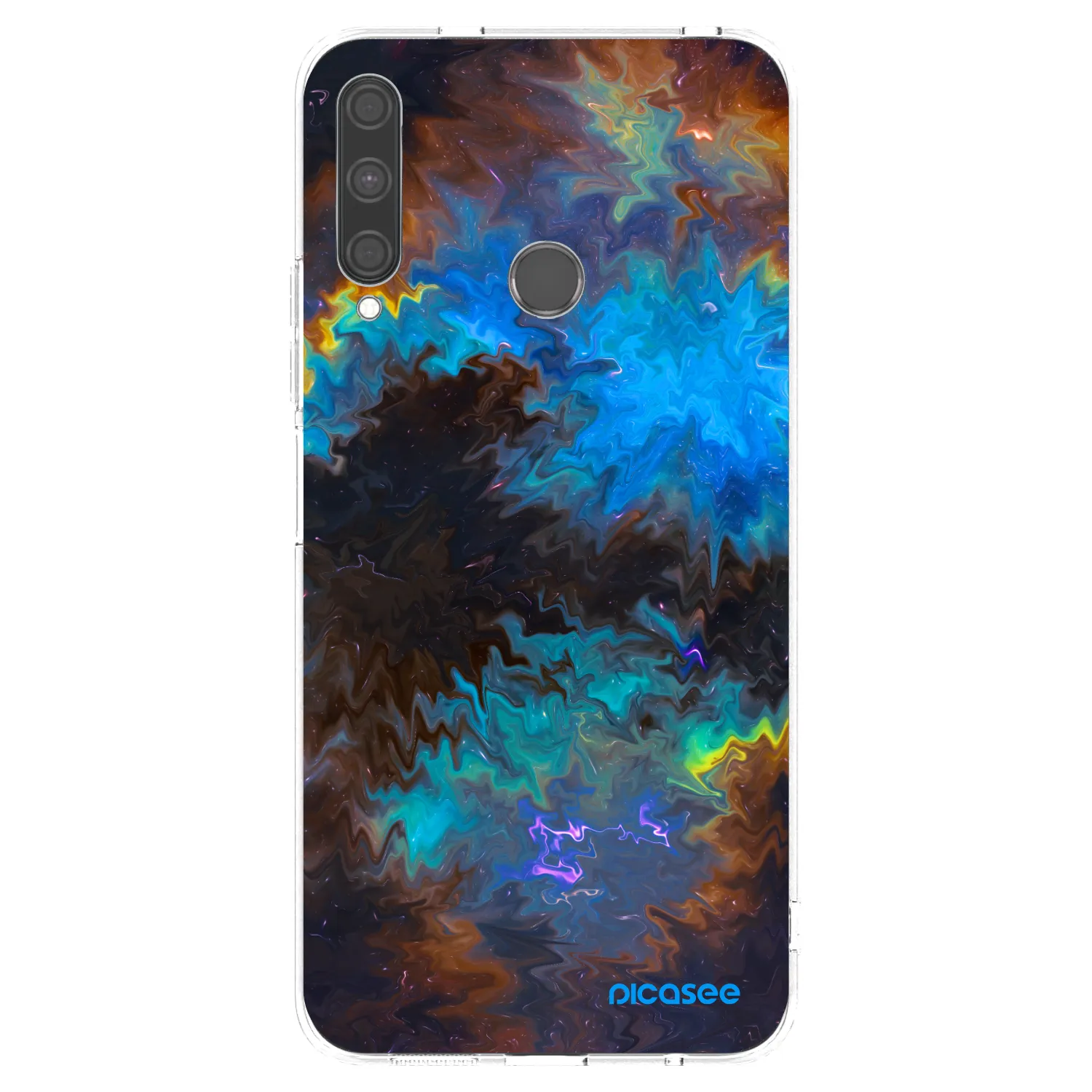 Picasee átlátszó szilikon tok az alábbi mobiltelefonokra Huawei P40 Lite E - Space