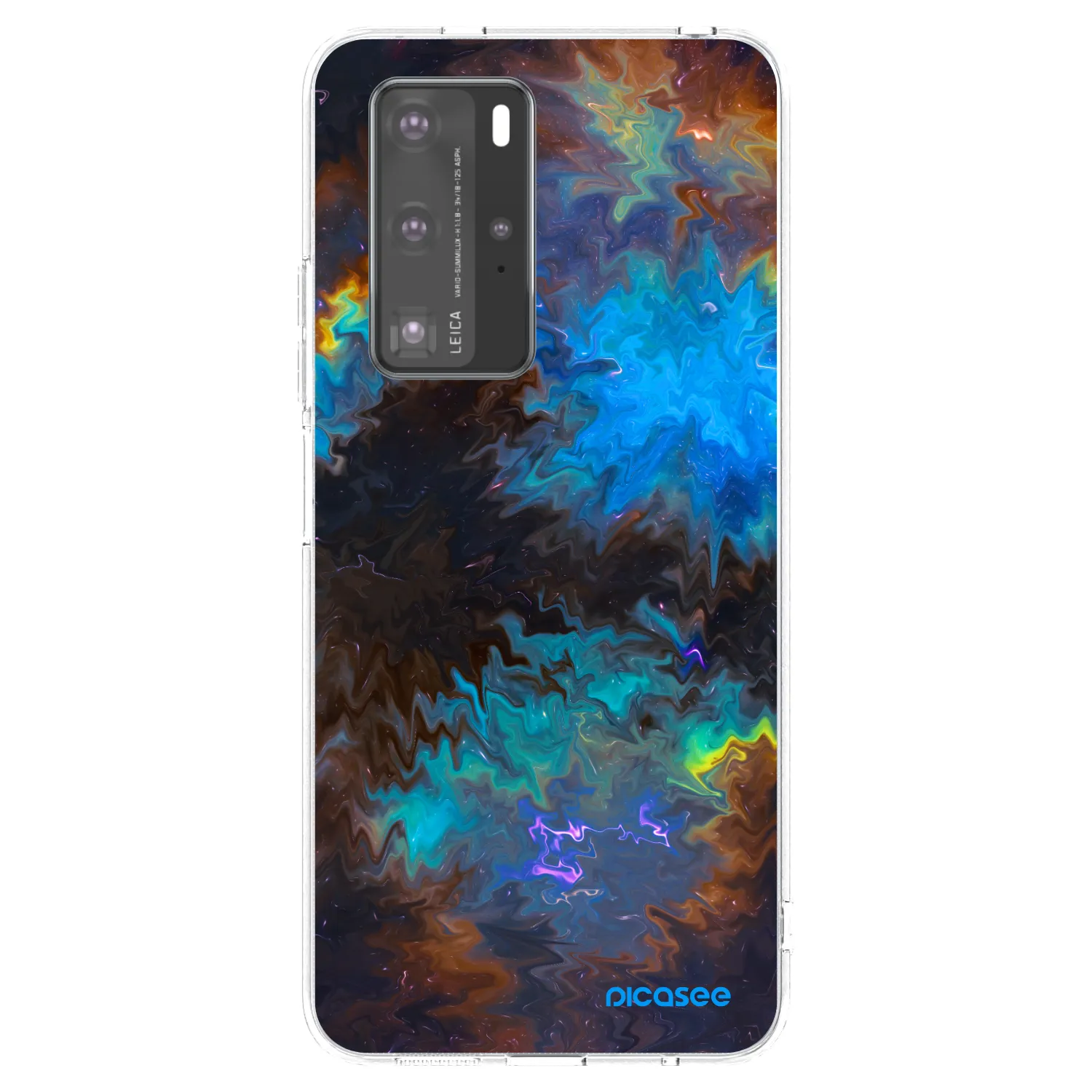 Picasee átlátszó szilikon tok az alábbi mobiltelefonokra Huawei P40 Pro - Space