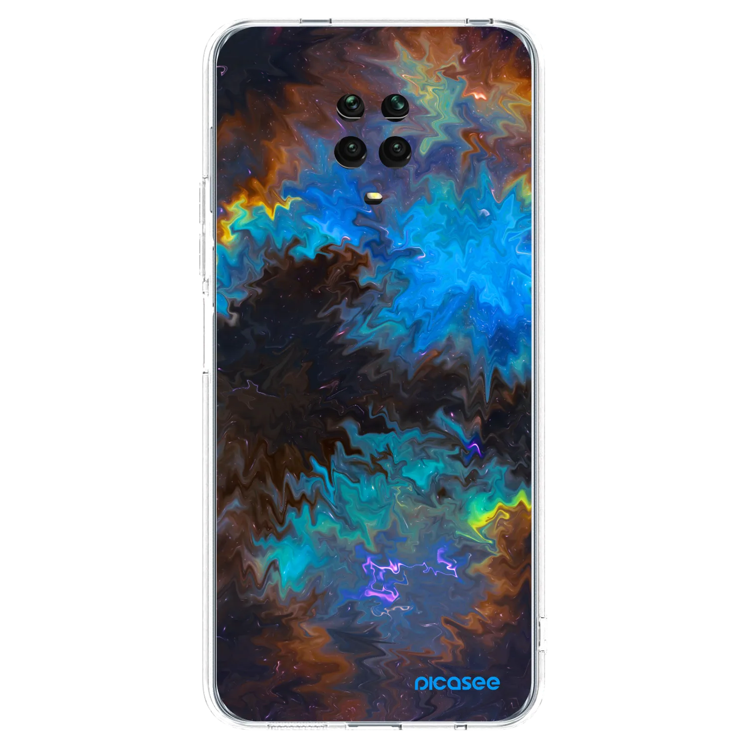 Picasee átlátszó szilikon tok az alábbi mobiltelefonokra Xiaomi Redmi Note 9 Pro - Space