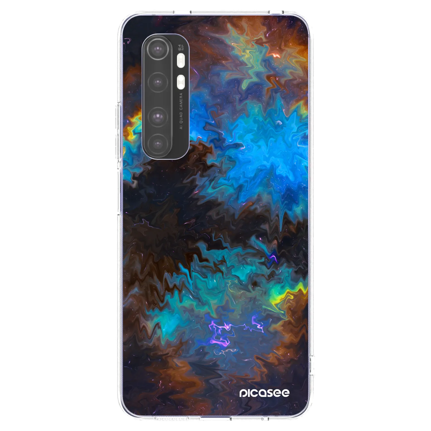 Picasee átlátszó szilikon tok az alábbi mobiltelefonokra Xiaomi Mi Note 10 Lite - Space