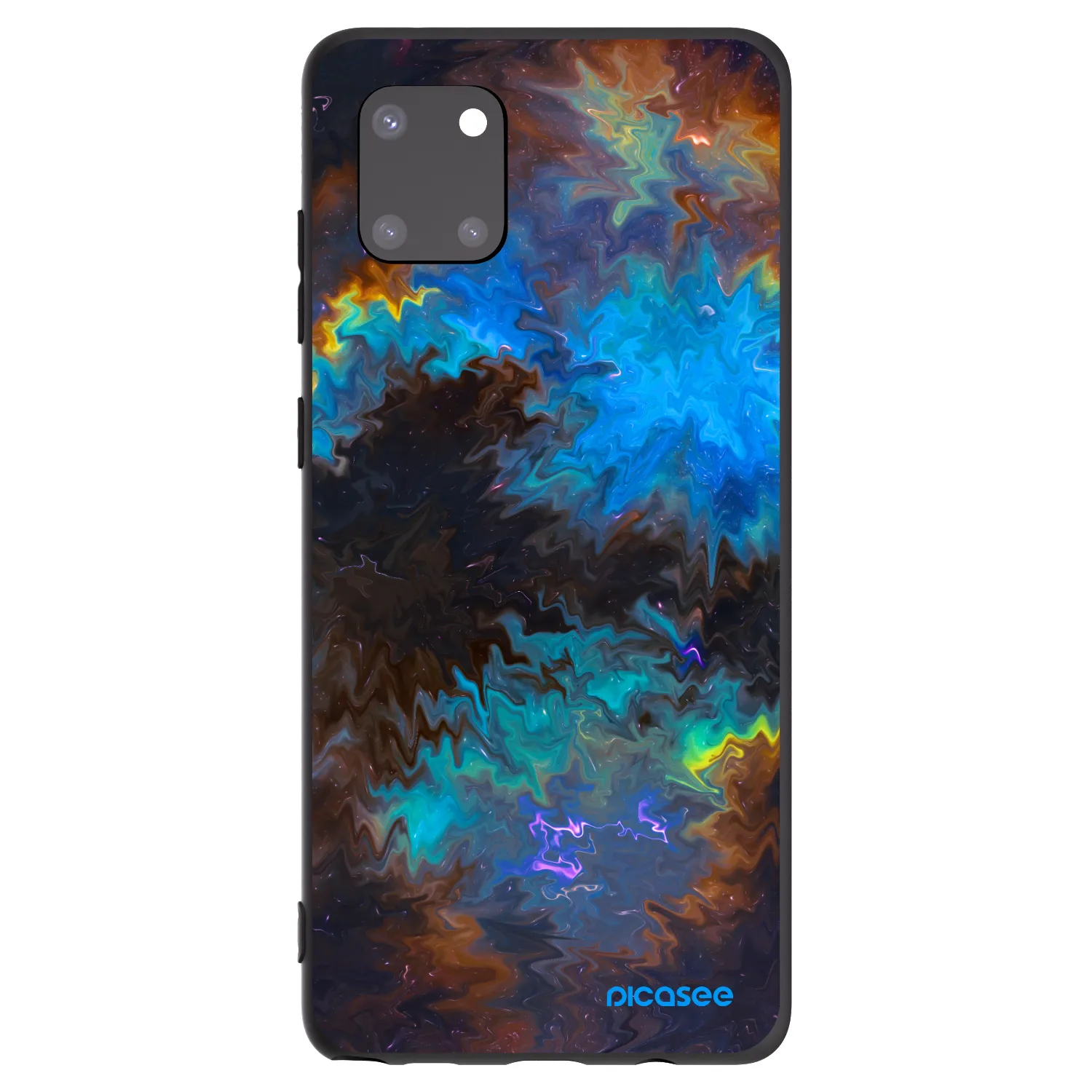 Picasee fekete szilikon tok az alábbi mobiltelefonokra Samsung Galaxy Note 10 Lite N770F - Space