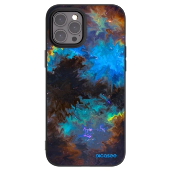 Picasee fekete szilikon tok az alábbi mobiltelefonokra Apple iPhone 12 Pro Max - Space