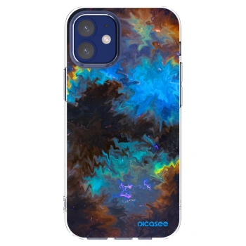 Picasee átlátszó szilikon tok az alábbi mobiltelefonokra Apple iPhone 12 mini - Space