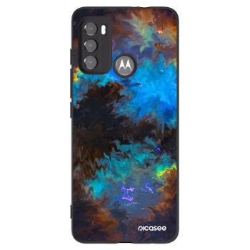 Picasee fekete szilikon tok az alábbi mobiltelefonokra Motorola Moto G60 - Space