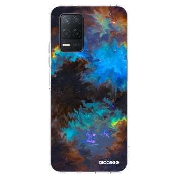 Picasee átlátszó szilikon tok az alábbi mobiltelefonokra Realme 8 5G - Space