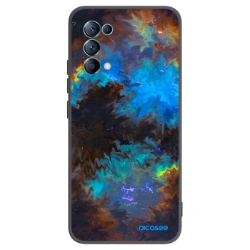 Picasee fekete szilikon tok az alábbi mobiltelefonokra OPPO Reno 5 5G - Space