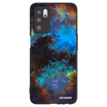 Picasee fekete szilikon tok az alábbi mobiltelefonokra OPPO A16s - Space