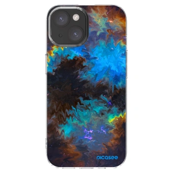 Picasee átlátszó szilikon tok az alábbi mobiltelefonokra Apple iPhone 15 - Space