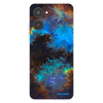 Picasee átlátszó szilikon tok az alábbi mobiltelefonokra Realme 10 4G - Space