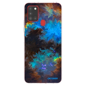 Picasee átlátszó szilikon tok az alábbi mobiltelefonokra Samsung Galaxy A21s - Space