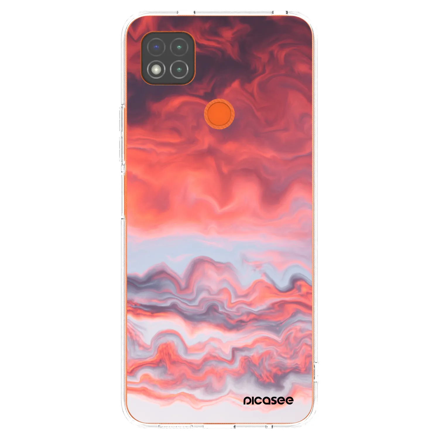 Picasee átlátszó szilikon tok az alábbi mobiltelefonokra Xiaomi Redmi 9C - Sunset