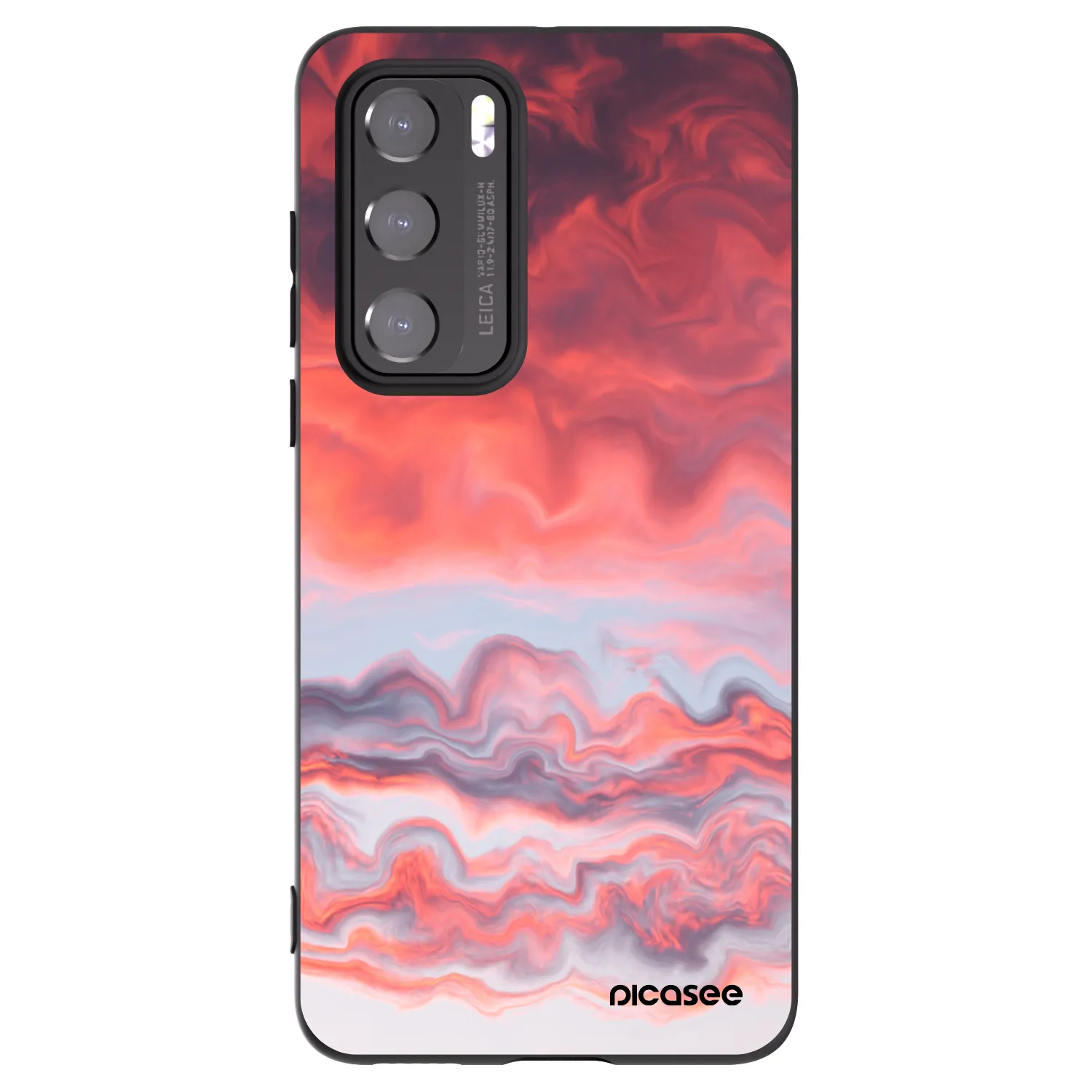 Picasee fekete szilikon tok az alábbi mobiltelefonokra Huawei P40 - Sunset