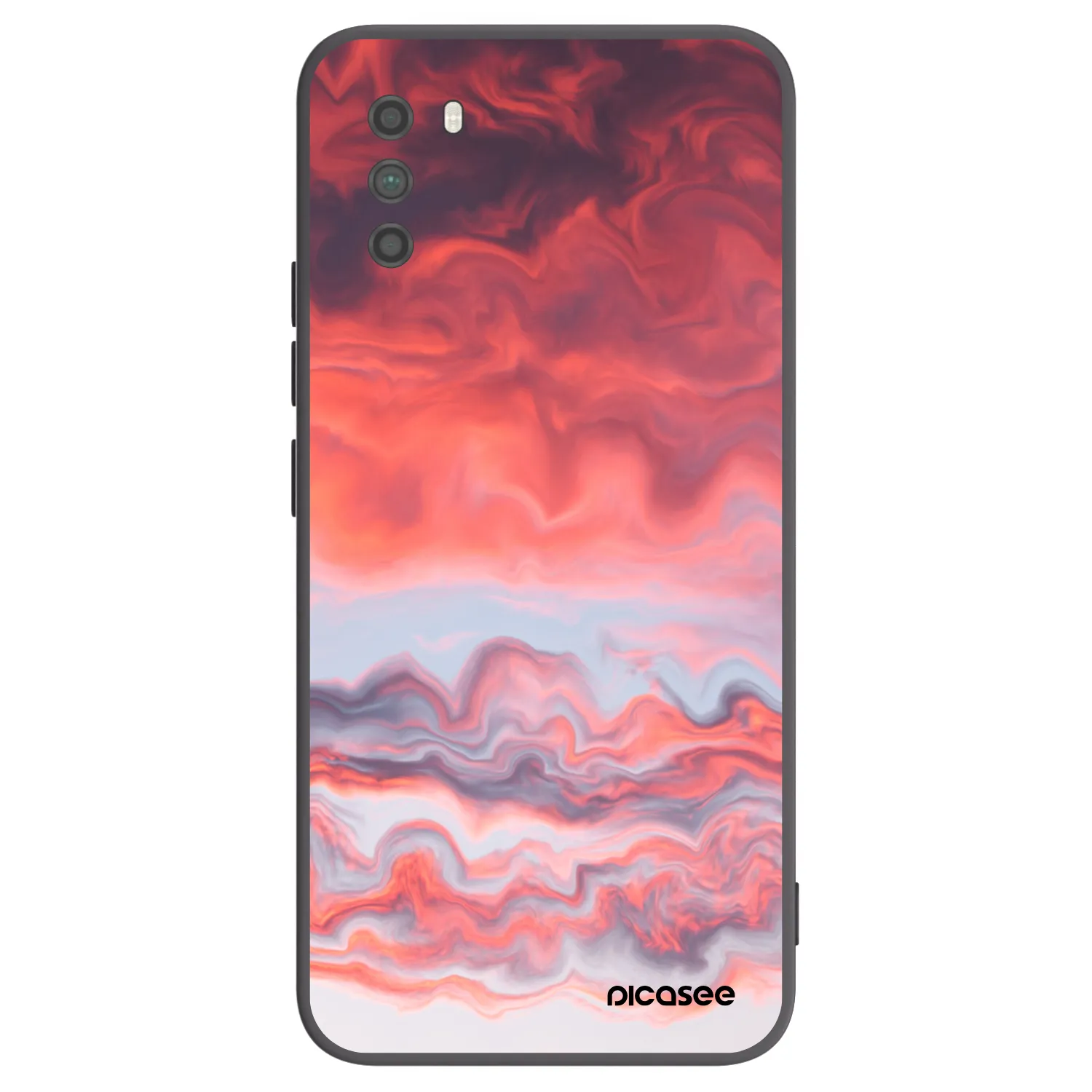 Picasee fekete szilikon tok az alábbi mobiltelefonokra Xiaomi Poco M3 - Sunset