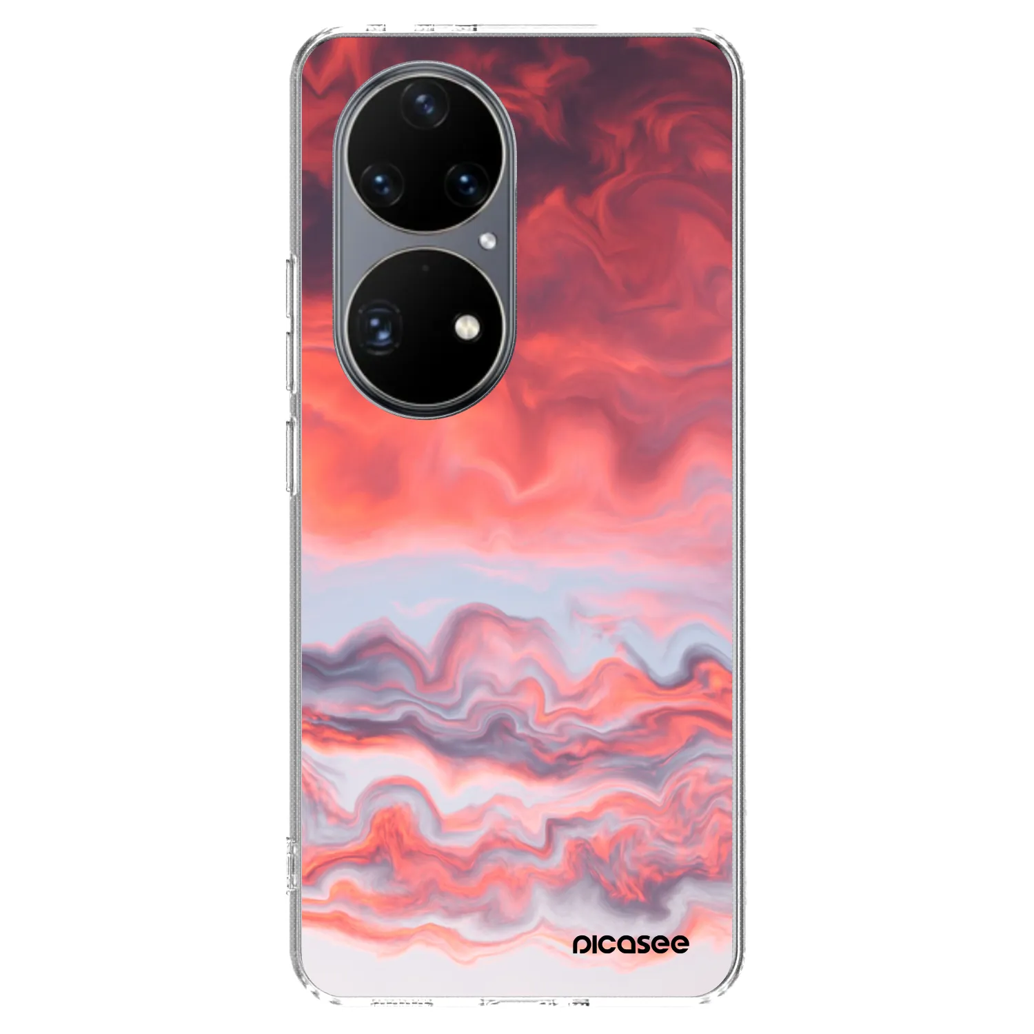 Picasee átlátszó szilikon tok az alábbi mobiltelefonokra Huawei P50 - Sunset
