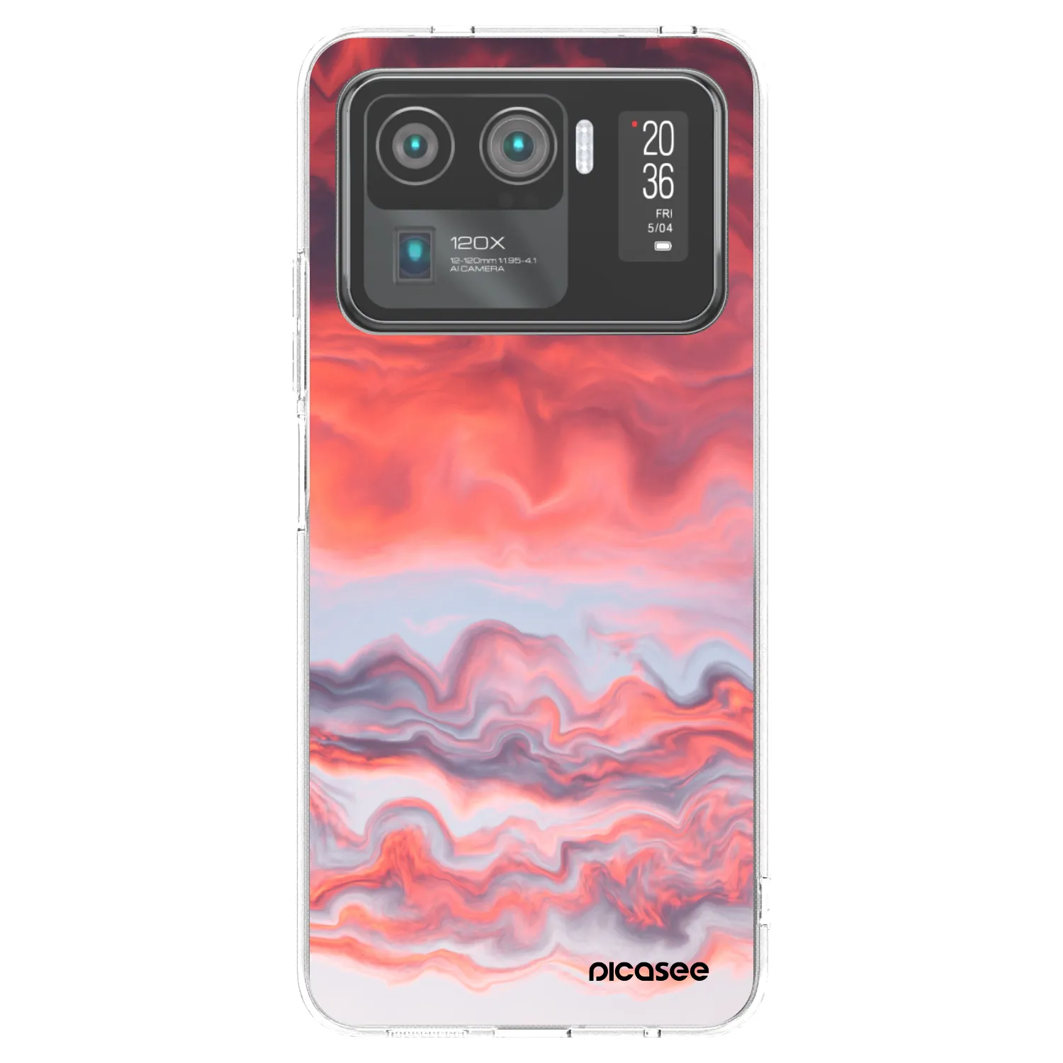 Picasee átlátszó szilikon tok az alábbi mobiltelefonokra Xiaomi Mi 11 Ultra - Sunset