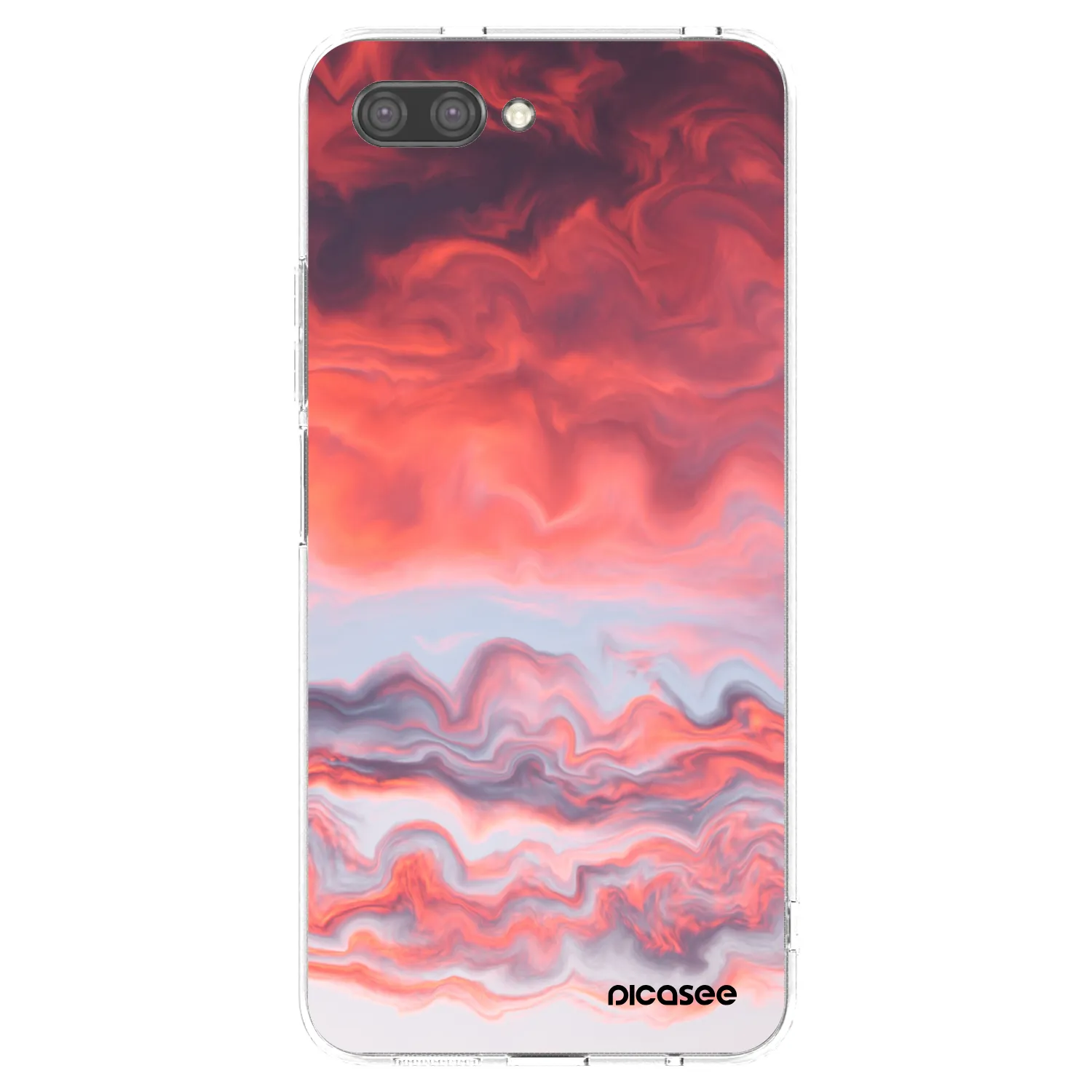 Picasee átlátszó szilikon tok az alábbi mobiltelefonokra Honor 10 - Sunset