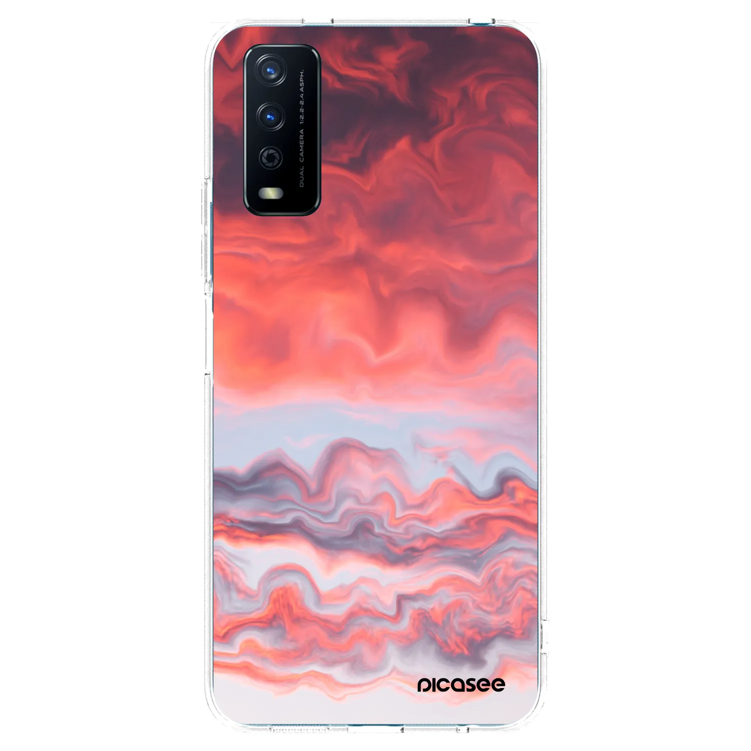 Picasee átlátszó szilikon tok az alábbi mobiltelefonokra Vivo Y11s - Sunset