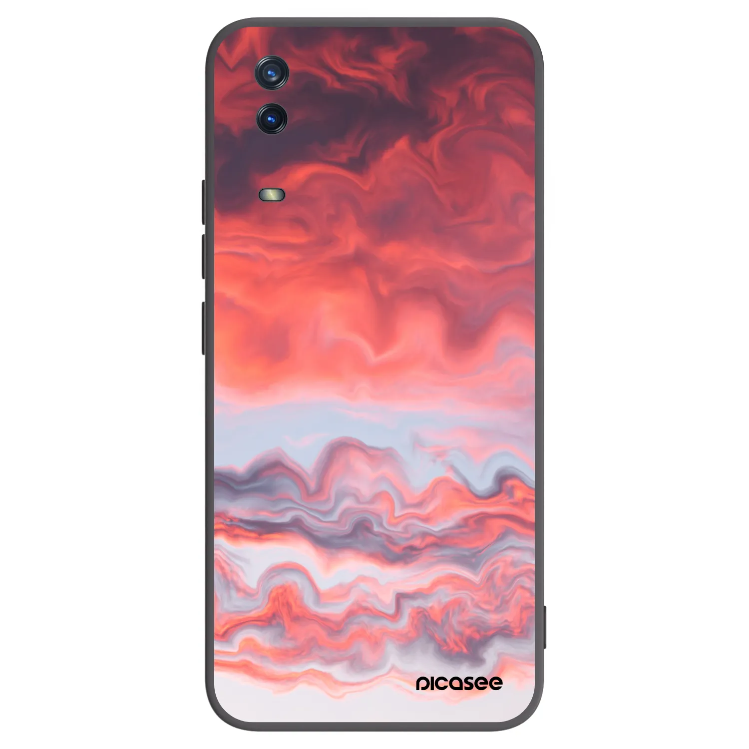 Picasee fekete szilikon tok az alábbi mobiltelefonokra Vivo Y11s - Sunset