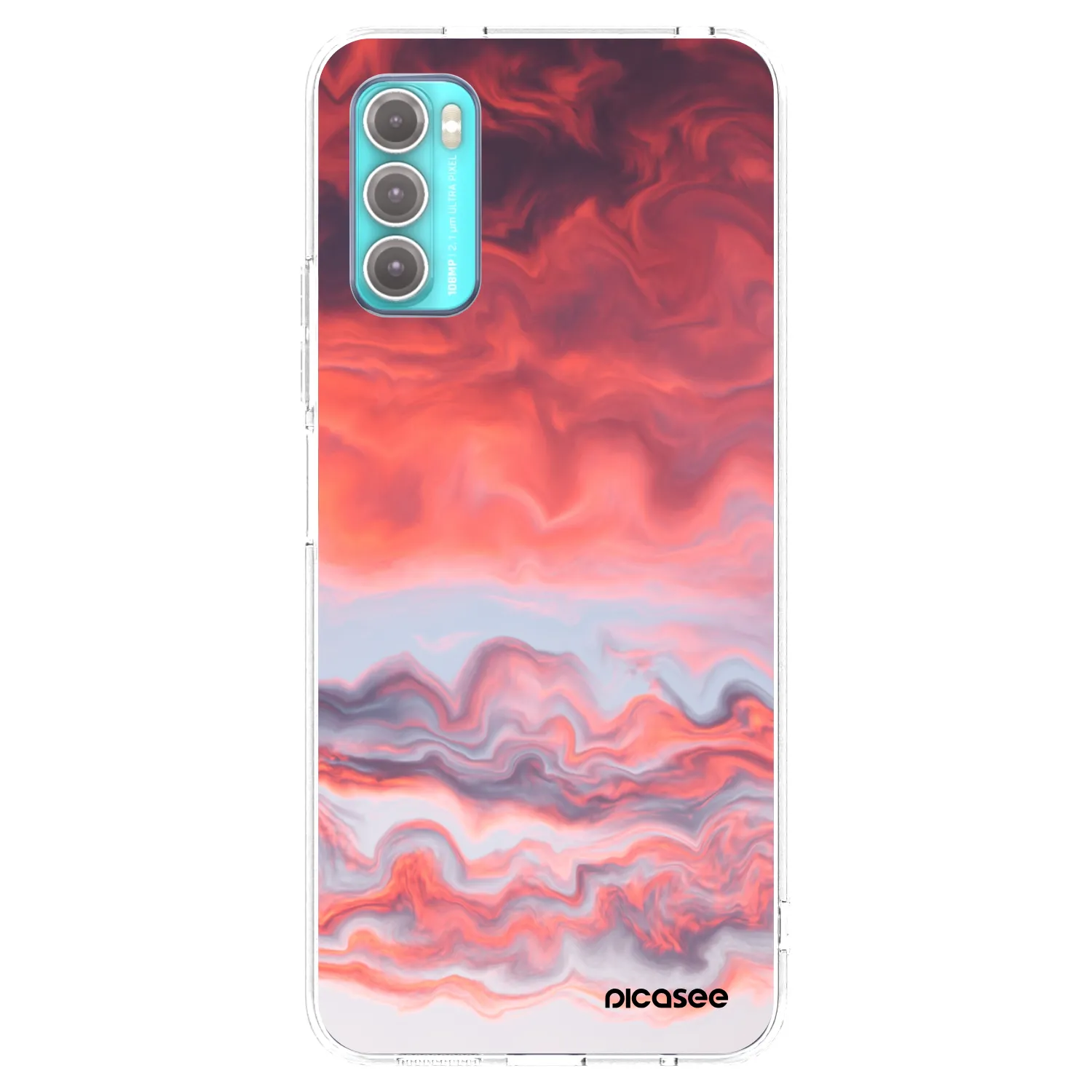 Picasee átlátszó szilikon tok az alábbi mobiltelefonokra Motorola Moto G60 - Sunset