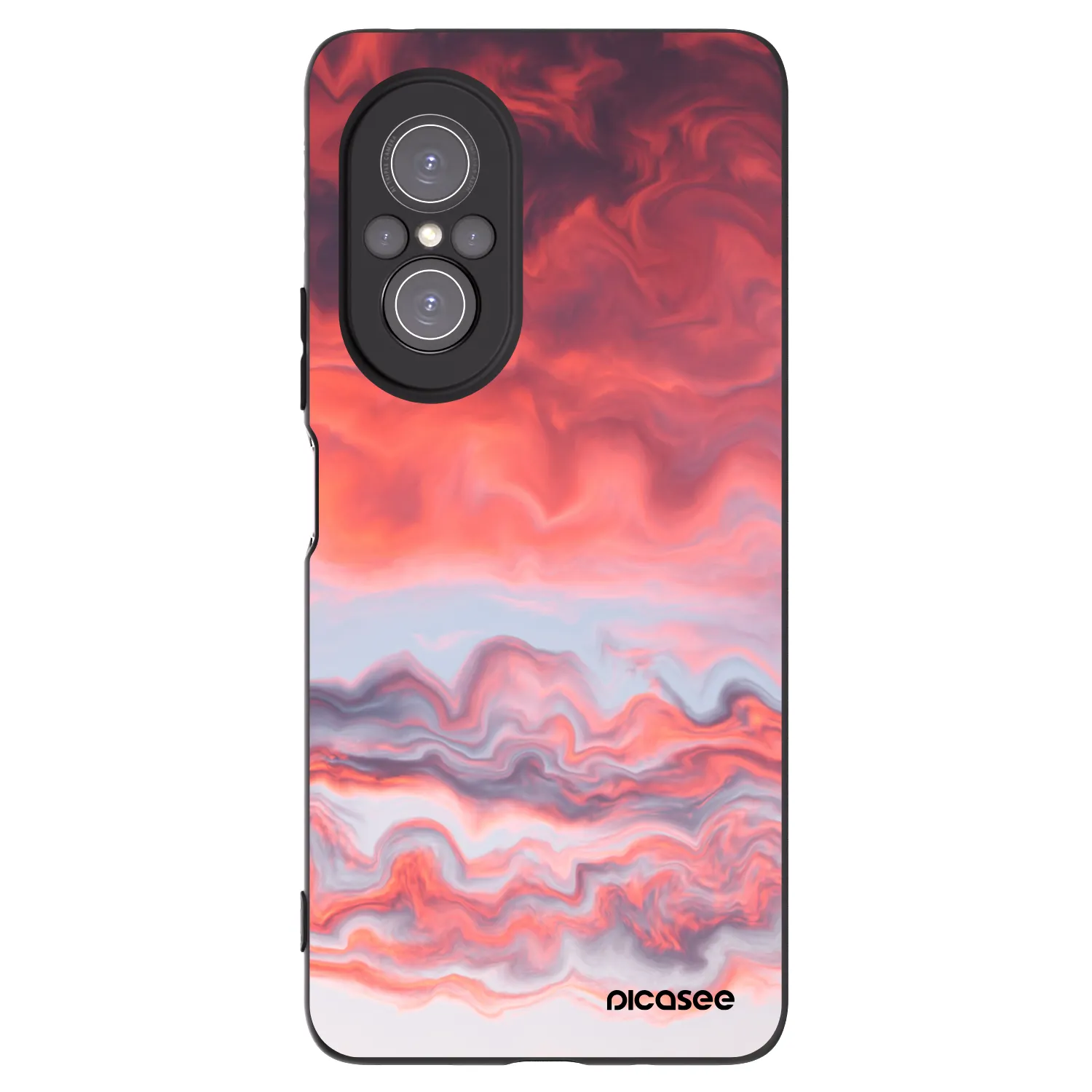 Picasee fekete szilikon tok az alábbi mobiltelefonokra Huawei Nova 9 SE - Sunset