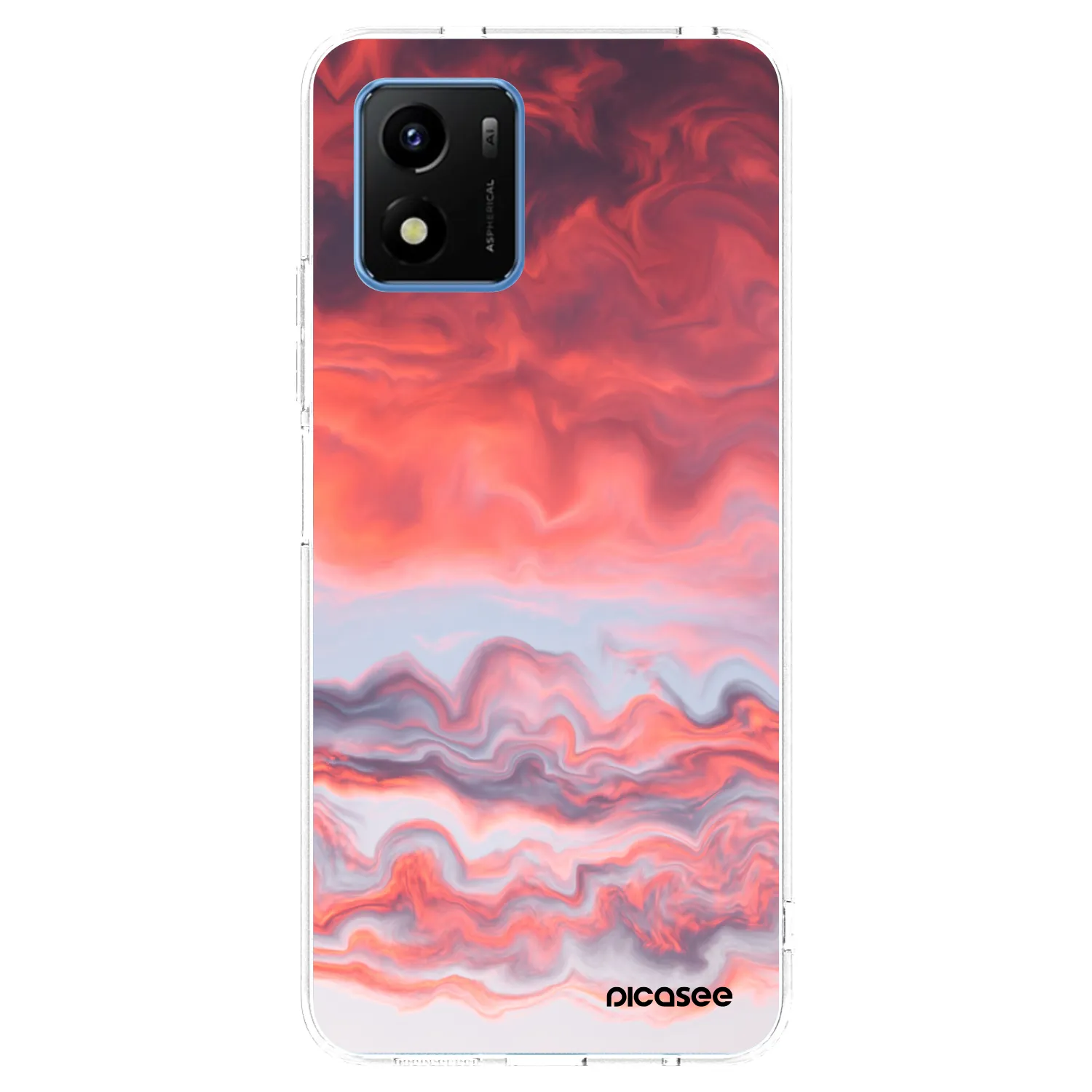 Picasee átlátszó szilikon tok az alábbi mobiltelefonokra Vivo Y01 - Sunset