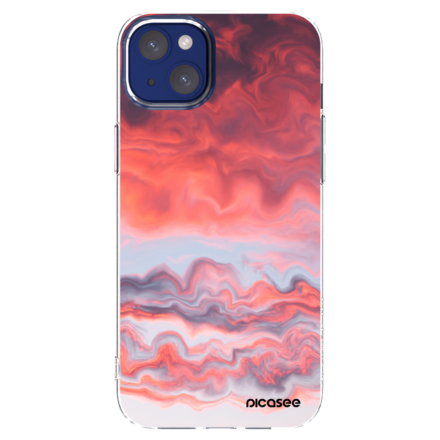 Picasee átlátszó szilikon tok az alábbi mobiltelefonokra Apple iPhone 14 Plus - Sunset