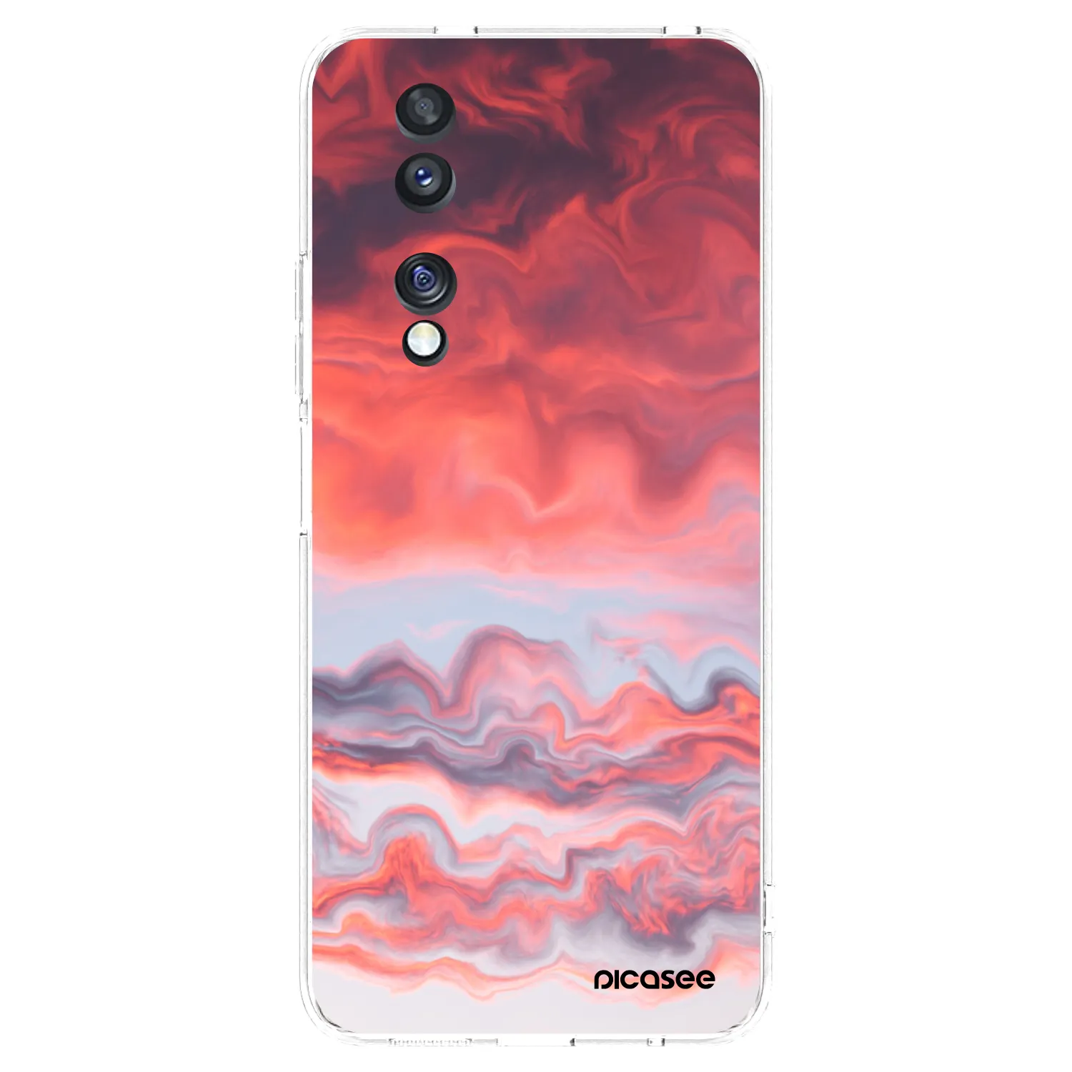 Picasee átlátszó szilikon tok az alábbi mobiltelefonokra Honor 70 - Sunset