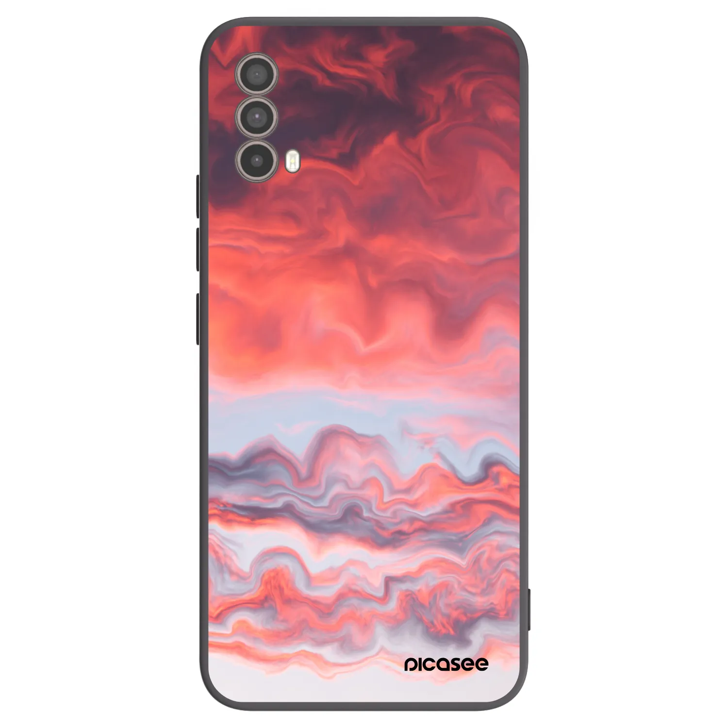 Picasee fekete szilikon tok az alábbi mobiltelefonokra Motorola Moto E40 - Sunset