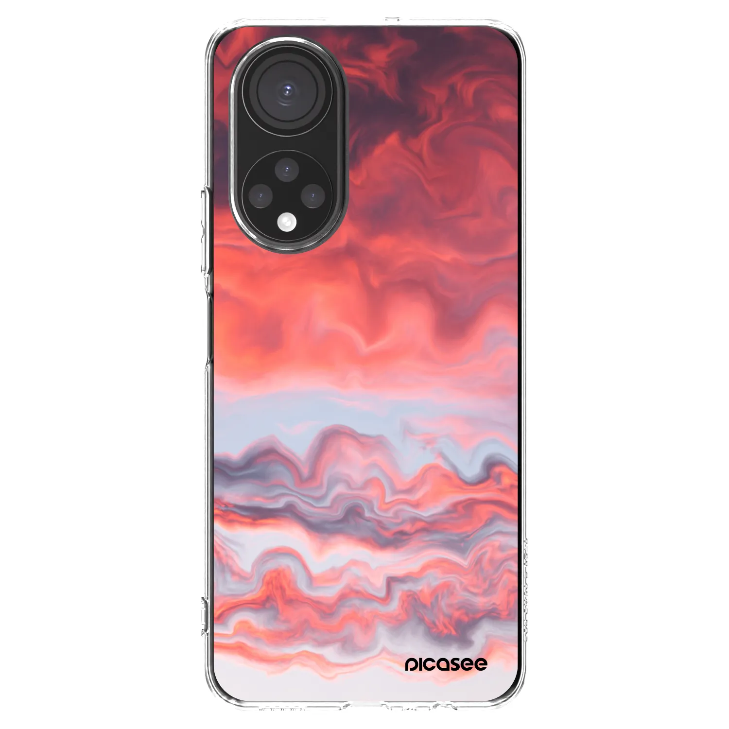 Picasee átlátszó szilikon tok az alábbi mobiltelefonokra Honor X7 - Sunset
