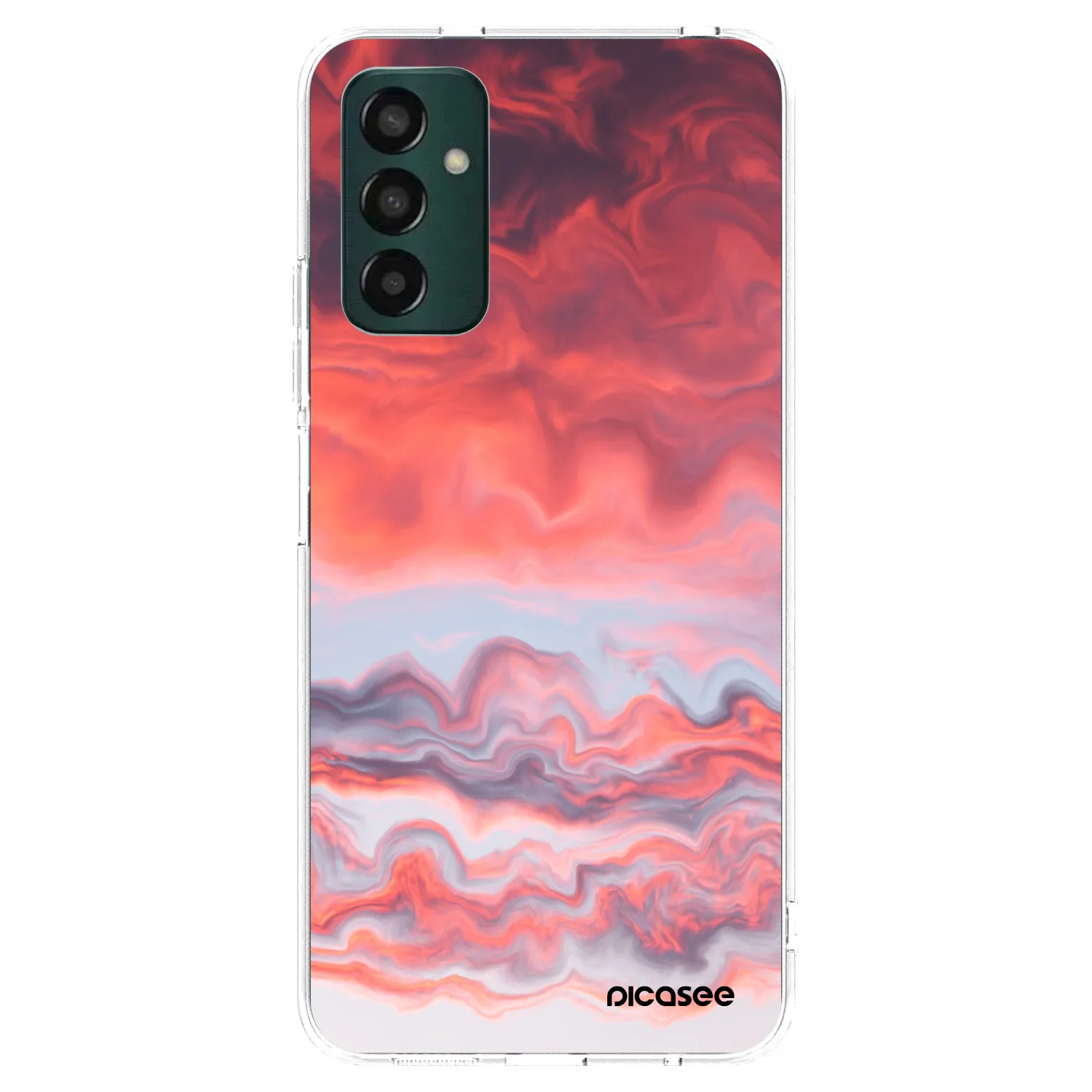 Picasee átlátszó szilikon tok az alábbi mobiltelefonokra Samsung Galaxy M23 5G - Sunset