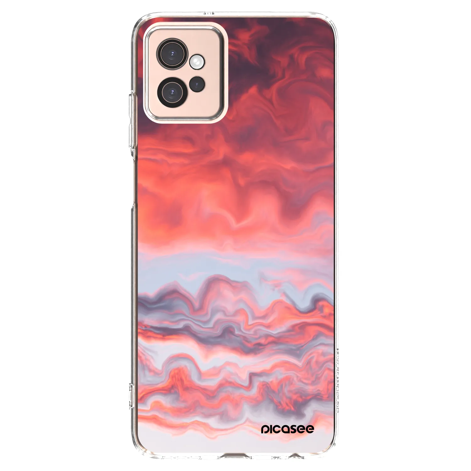 Picasee átlátszó szilikon tok az alábbi mobiltelefonokra Motorola Moto G32 - Sunset