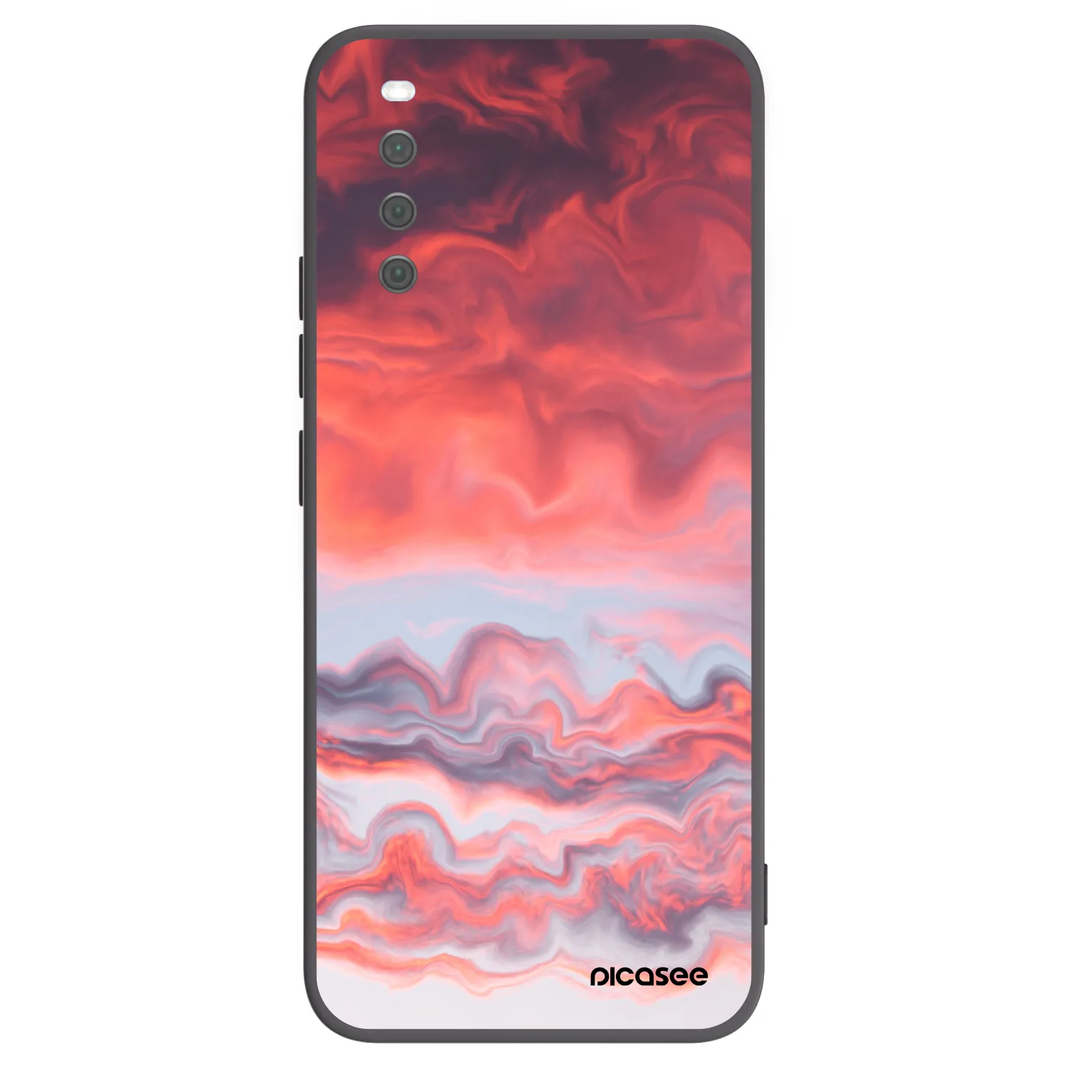 Picasee fekete szilikon tok az alábbi mobiltelefonokra Sony Xperia 10 III - Sunset