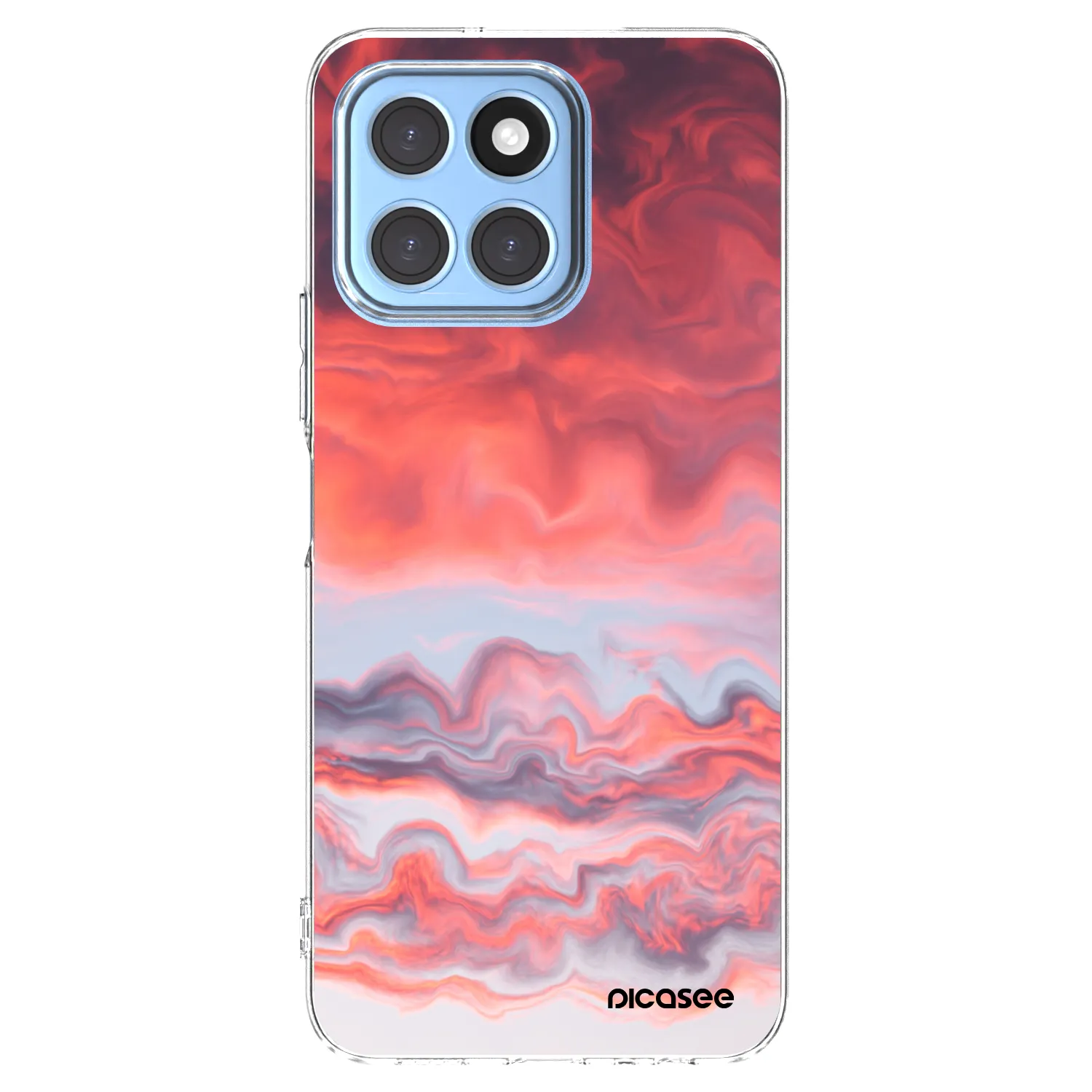 Picasee átlátszó szilikon tok az alábbi mobiltelefonokra Honor X8 5G - Sunset